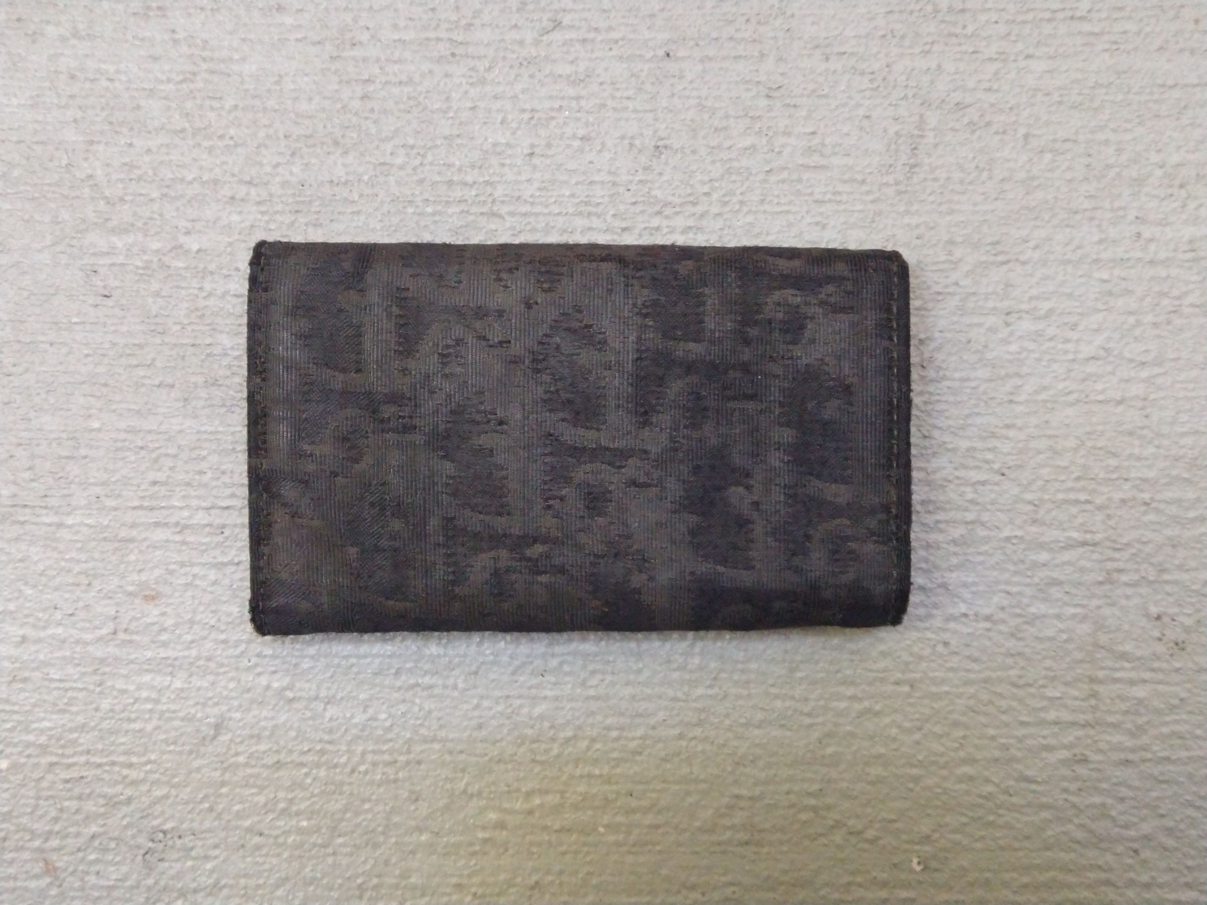Christian Dior Monsieur Christian Dior Wallet Black Canvas Nylon Leather Monogram Size ONE SIZE - 5 Thumbnail