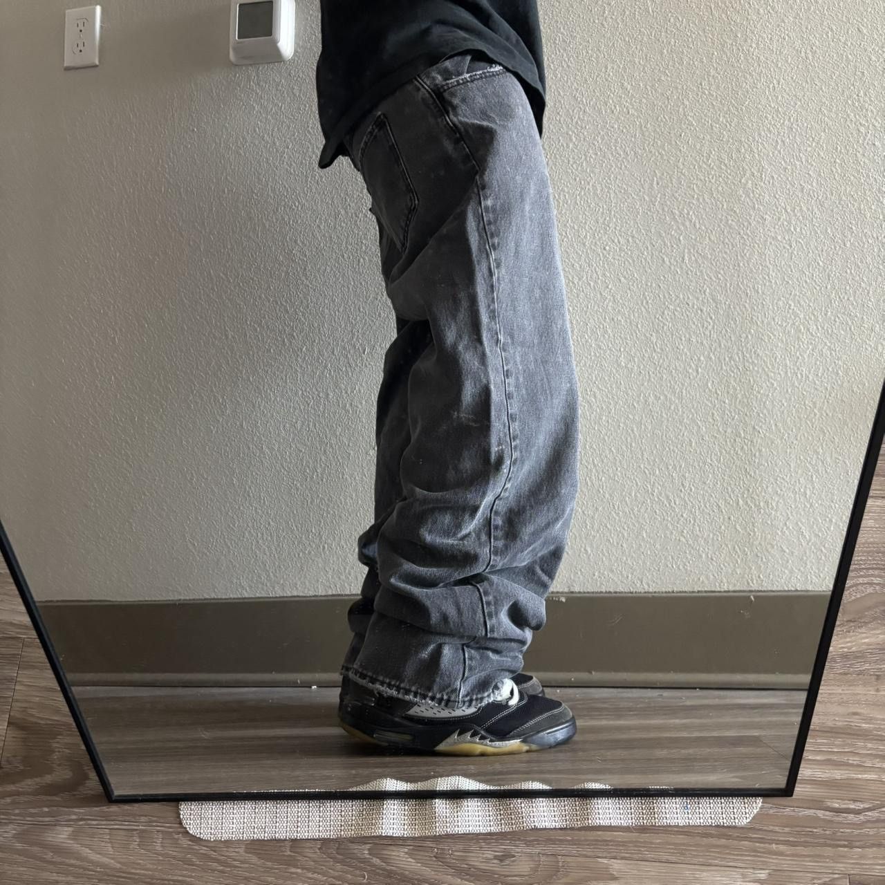 Vintage Crazy Vintage Y2K/2000s Grunge Faded Black Denim Jeans! 31x31 Size US 31 - 2 Thumbnail