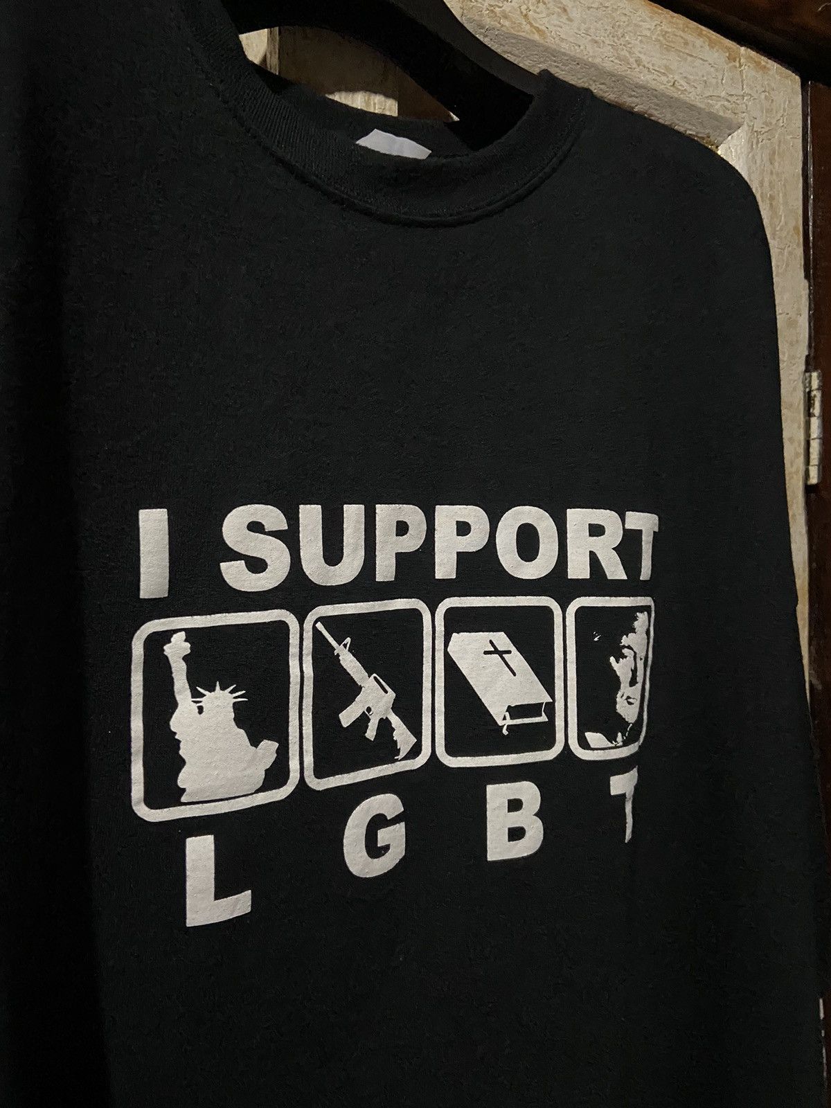 Vintage Y2k i support LGBT (Liberty, Gun Rights, Book, Trump) tee Size US XXL / EU 58 / 5 - 1 Thumbnail