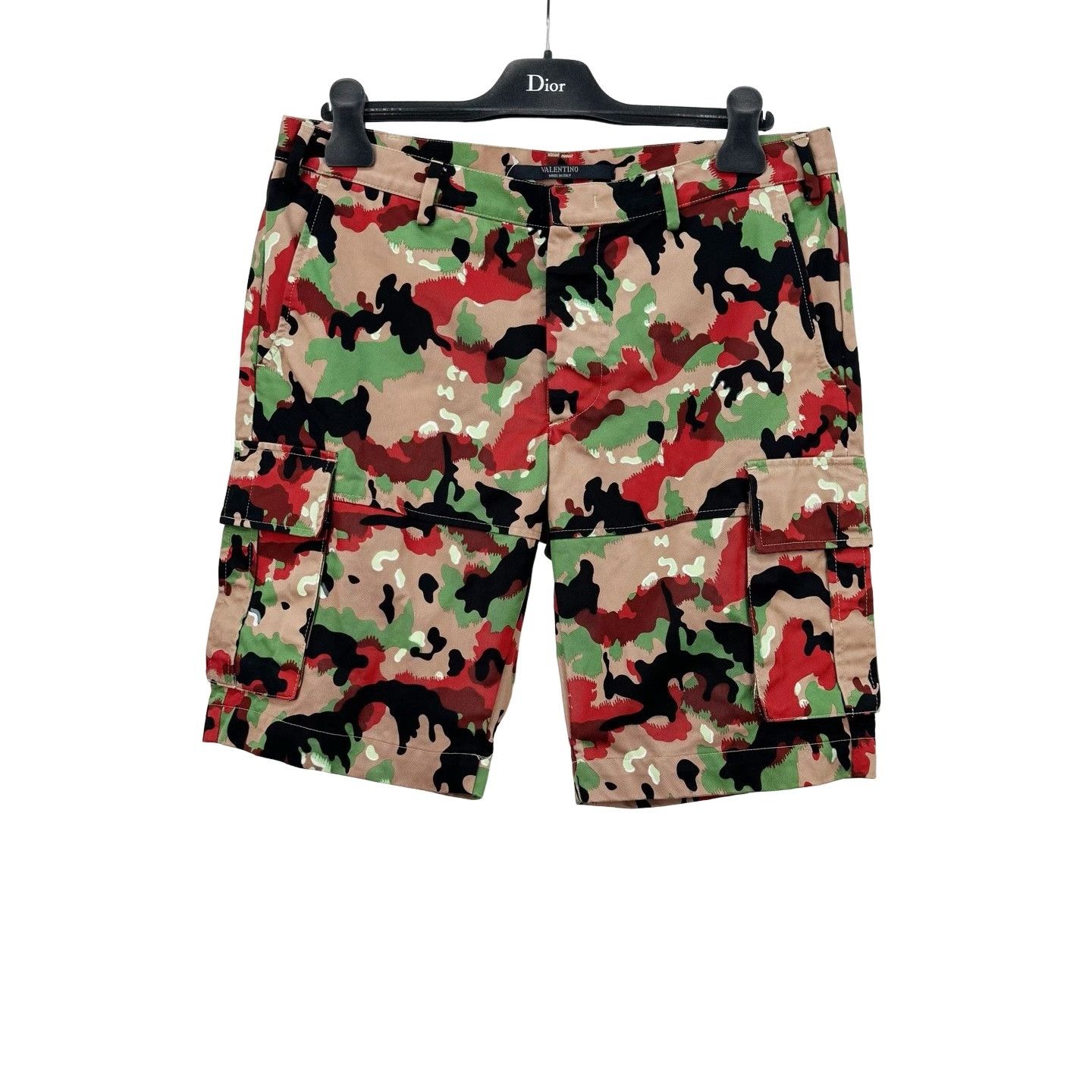 Valentino Valentino Camouflage Cargo Shorts Size 32 Size US 32 / EU 48 - 1 Thumbnail