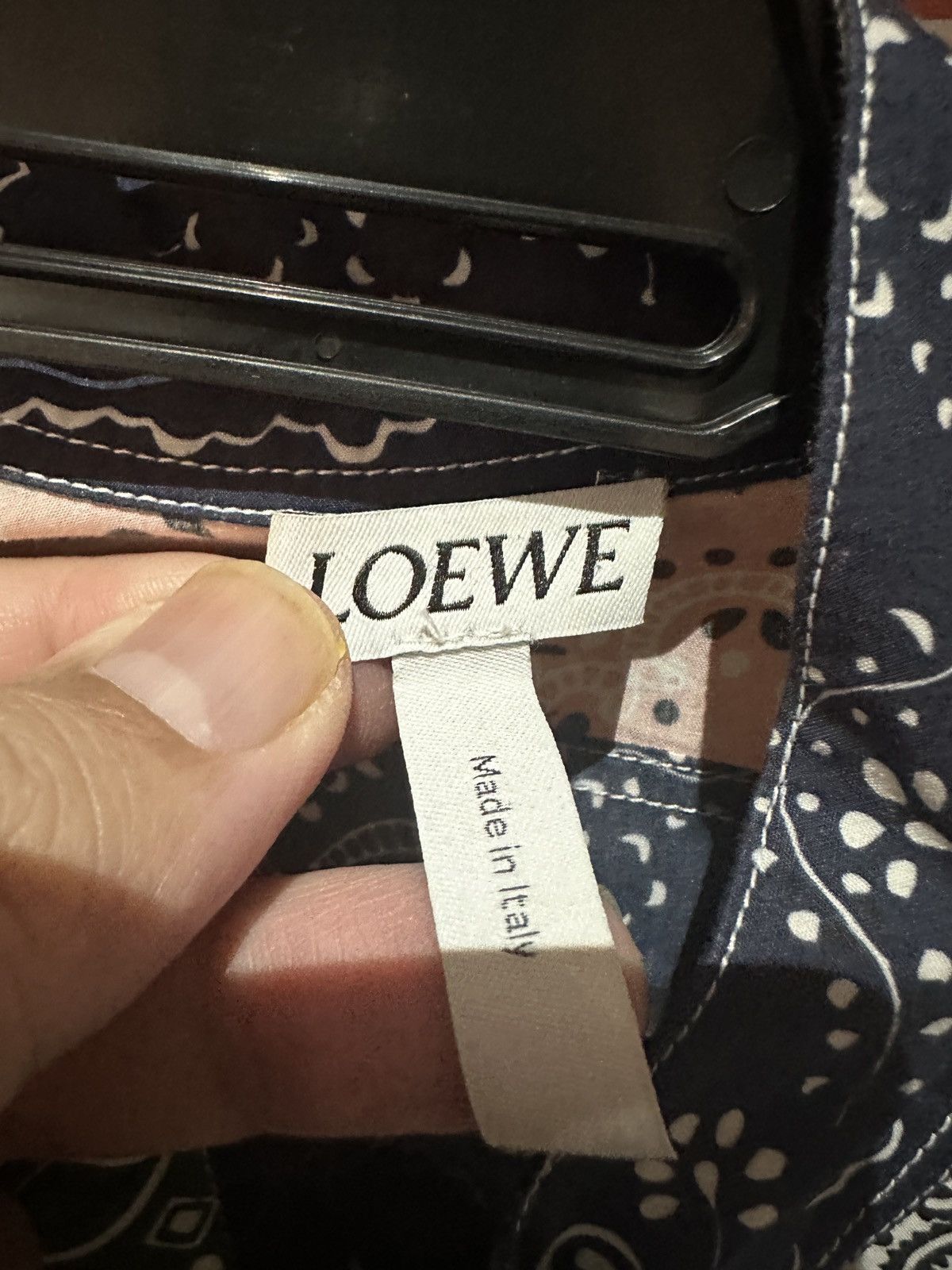 Loewe Loewe Bandana Patchwork Shirt Size US L / EU 52-54 / 3 - 4 Thumbnail