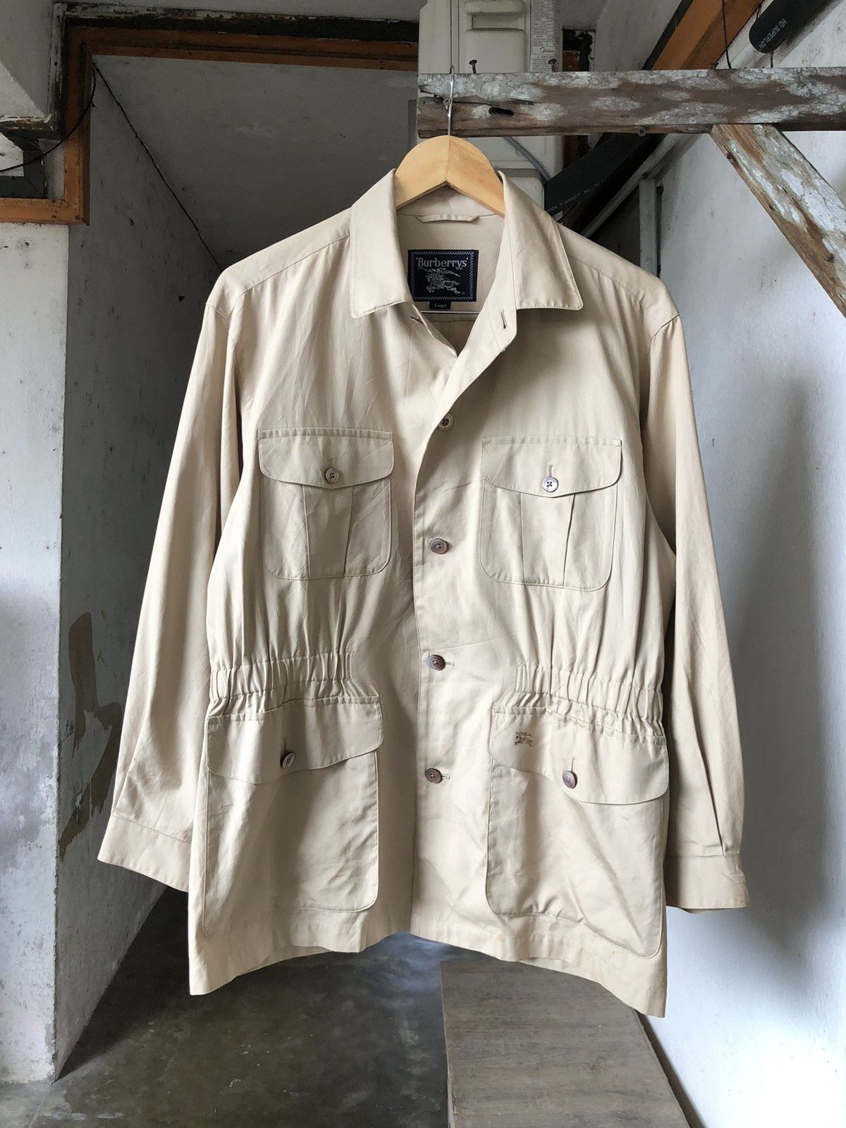 Burberry Vintage Burberry Light Jacket Size L / US 10 / IT 46 - 1 Thumbnail