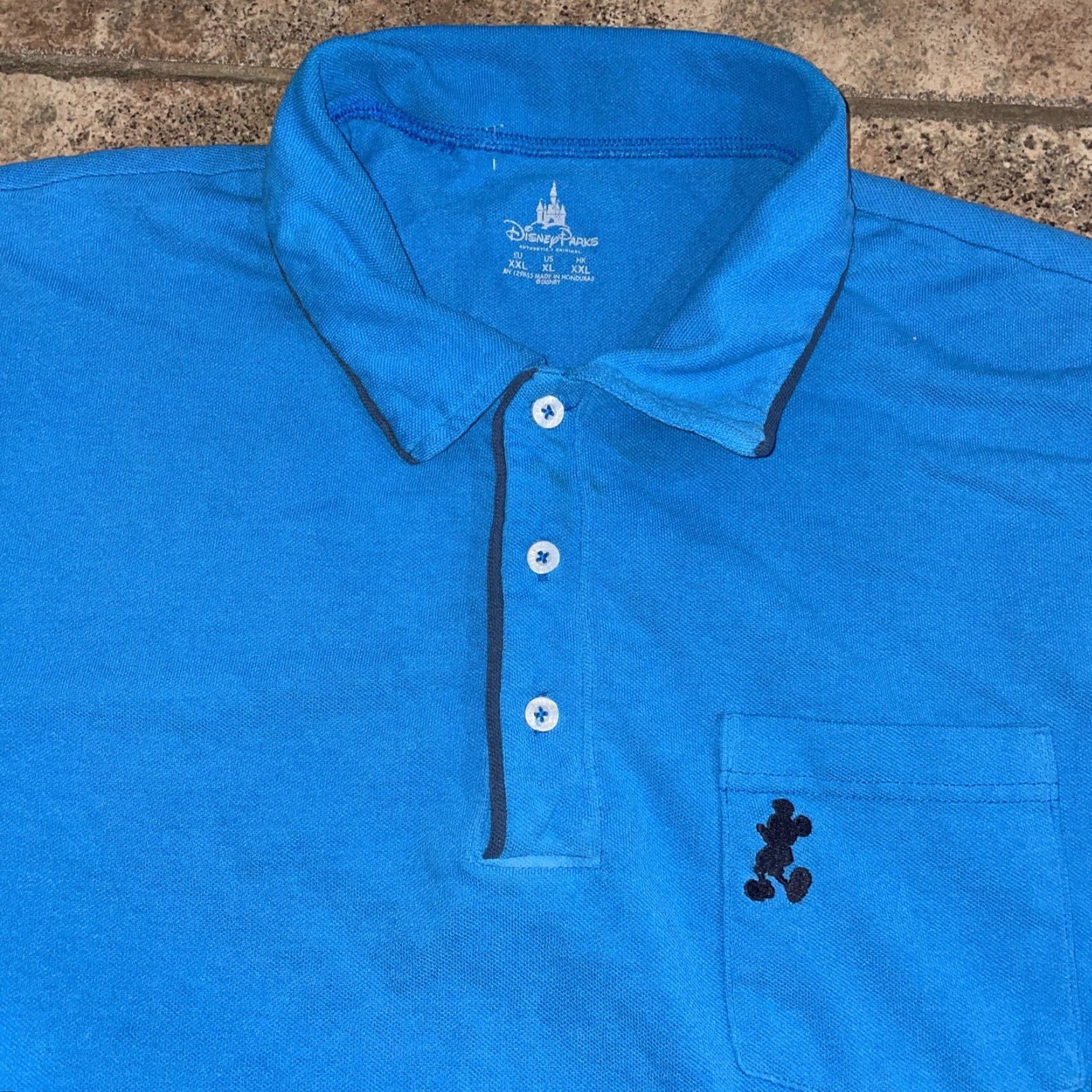 Disney Disney Parks Polo Mens XXL Blue Disney Parks Size US XXL / EU 58 / 5 - 2 Thumbnail