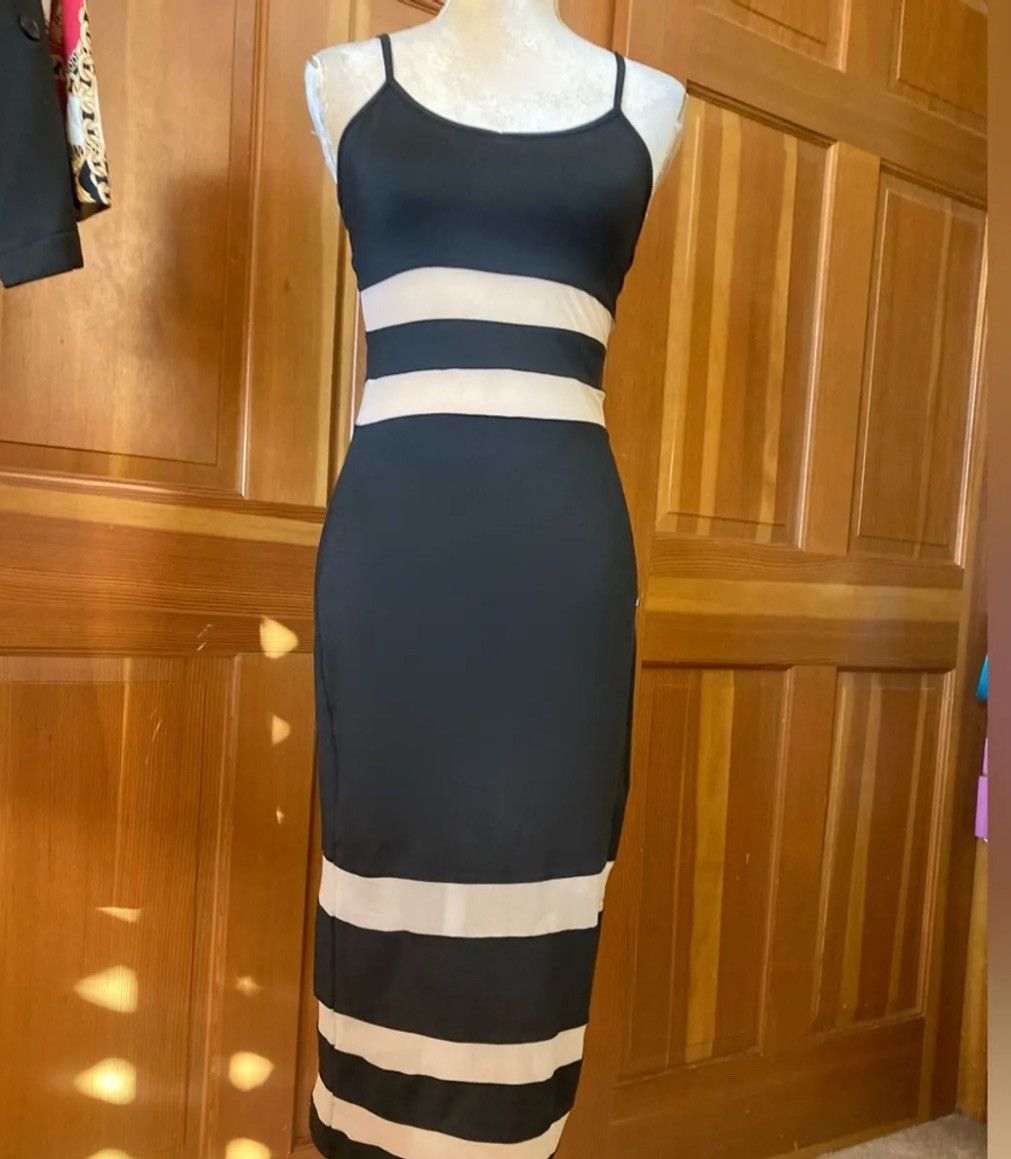 Designer × Other Nwt, Lavishly Paris Elegant Spaghetti Strap Bodycon Dress Size S / US 4 / IT 40 - 2 Thumbnail