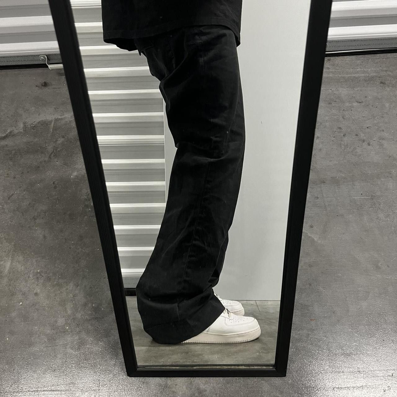Japanese Brand × Vintage Vintage Y2K/2000s Baggy Wideleg Black Essential Pants! Size US 32 / EU 48 - 1 Thumbnail