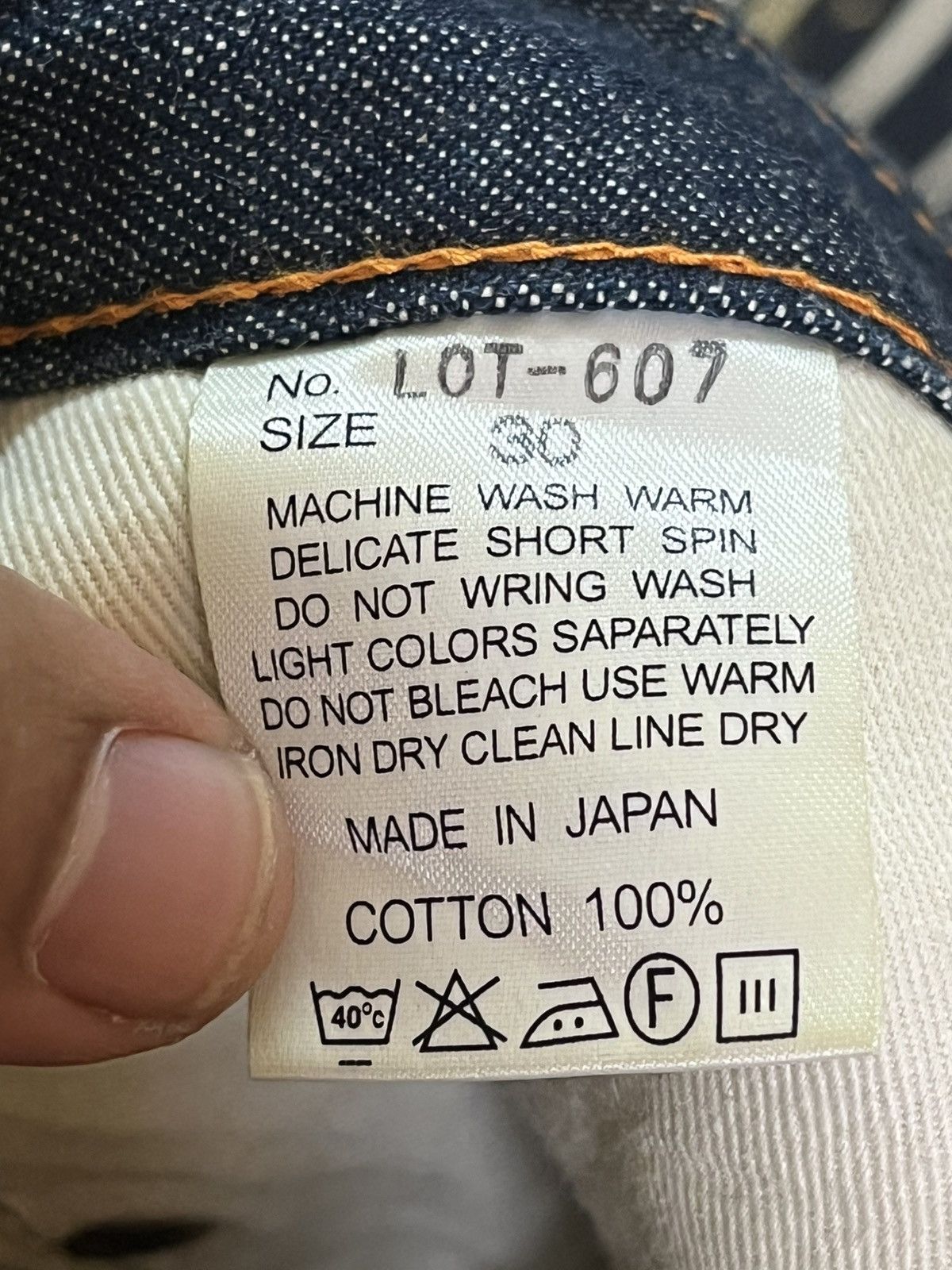 Who Decides War Vintage YNJS Two Tones Curvy Leg Embroidery Denim Size US 30 / EU 46 - 9 Thumbnail