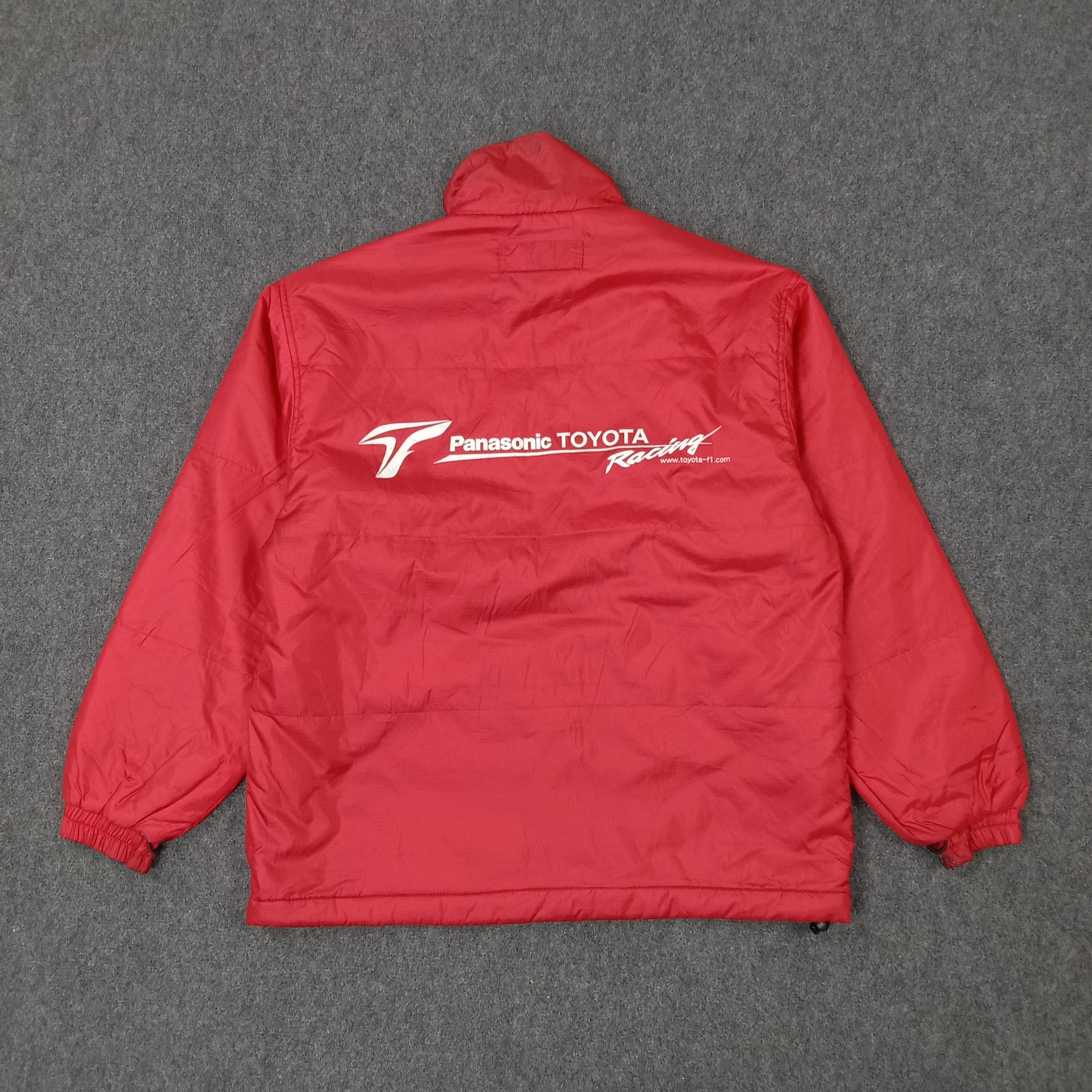 Japanese Brand × Vintage Panasonic Toyota Racing Japan Motorsports Jacket C216N10 Size US L / EU 52-54 / 3 - 1 Thumbnail