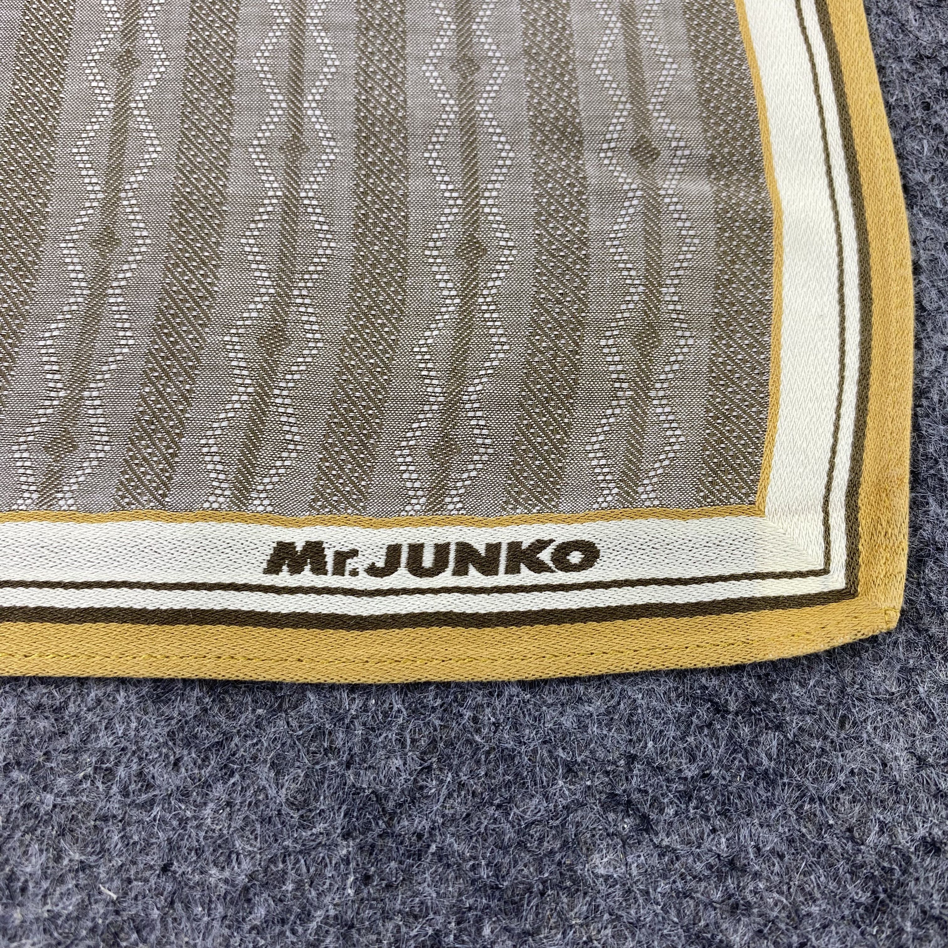 Japanese Brand Mr.Junko Handkerchief Neckerchief Bandana-B1907 Size ONE SIZE - 7 Thumbnail