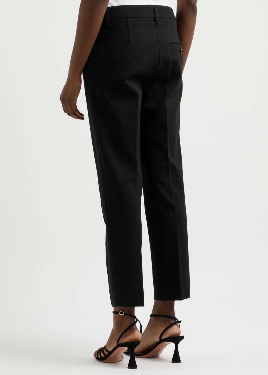 DOROTHEE SCHUMACHER Dorothee Schumacher Slim-leg Stretch-jersey Trousers Black Size 26" / US 2 / IT 38 - 3 Thumbnail