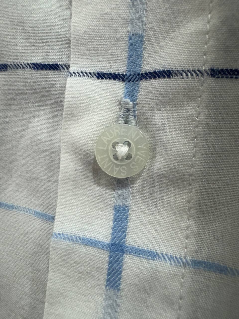 Yves Saint Laurent Vintage YSL Yves Saint Laurent Shirt Button Up Size US M / EU 48-50 / 2 - 9 Thumbnail