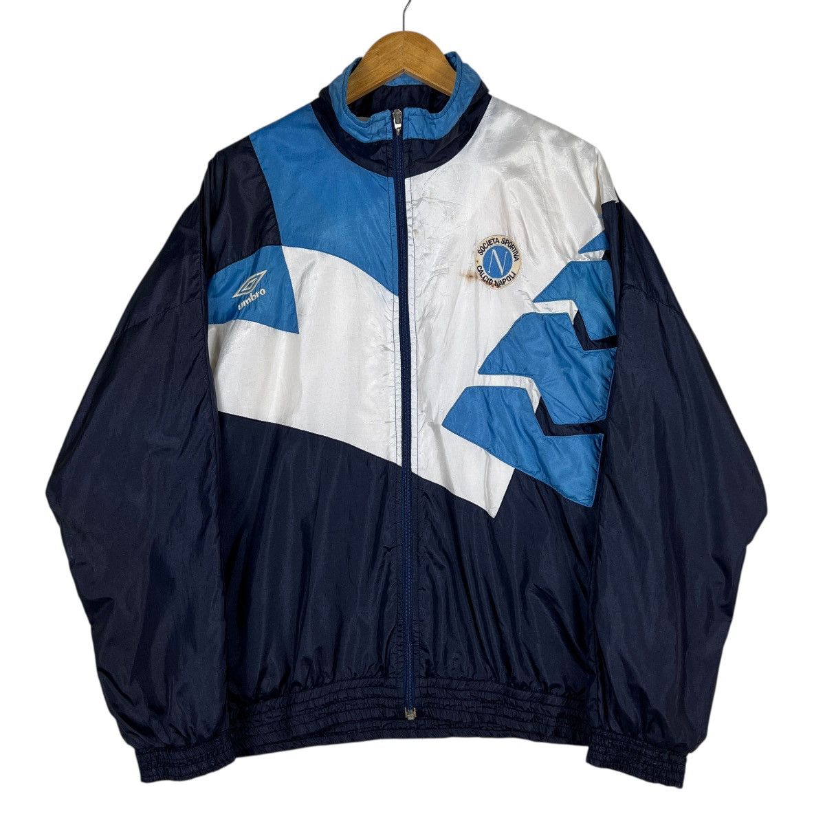 Umbro Vintage 91-93 Umbro Napoli light Jacket Size US L / EU 52-54 / 3 - 6 Thumbnail