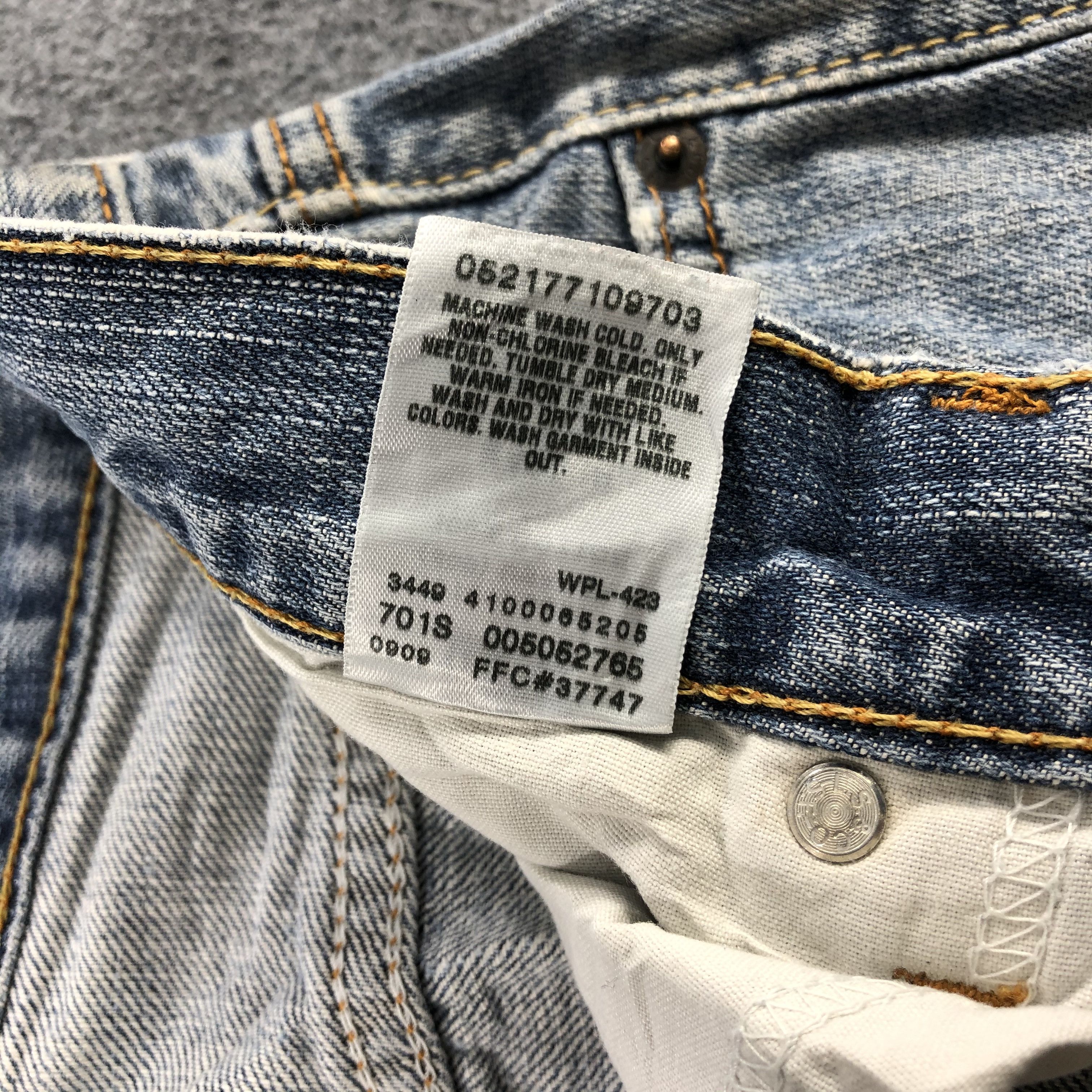Levi's Vintage Distress Levis 505 Jeans-JM1028 Size US 32 / EU 48 - 11 Thumbnail