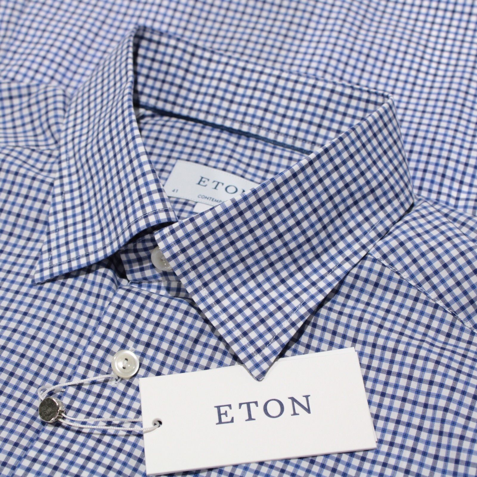 Eton Eton New with tags Shirt Size L US In Blue Size US L / EU 52-54 / 3 - 1 Thumbnail