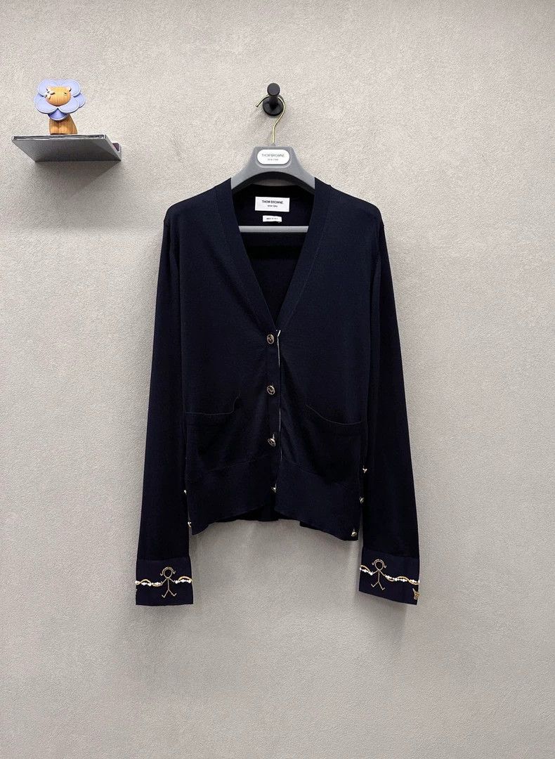 Thom Browne Thom Browne Black cardigan Size XS / US 0-2 / IT 36-38 - 1 Thumbnail