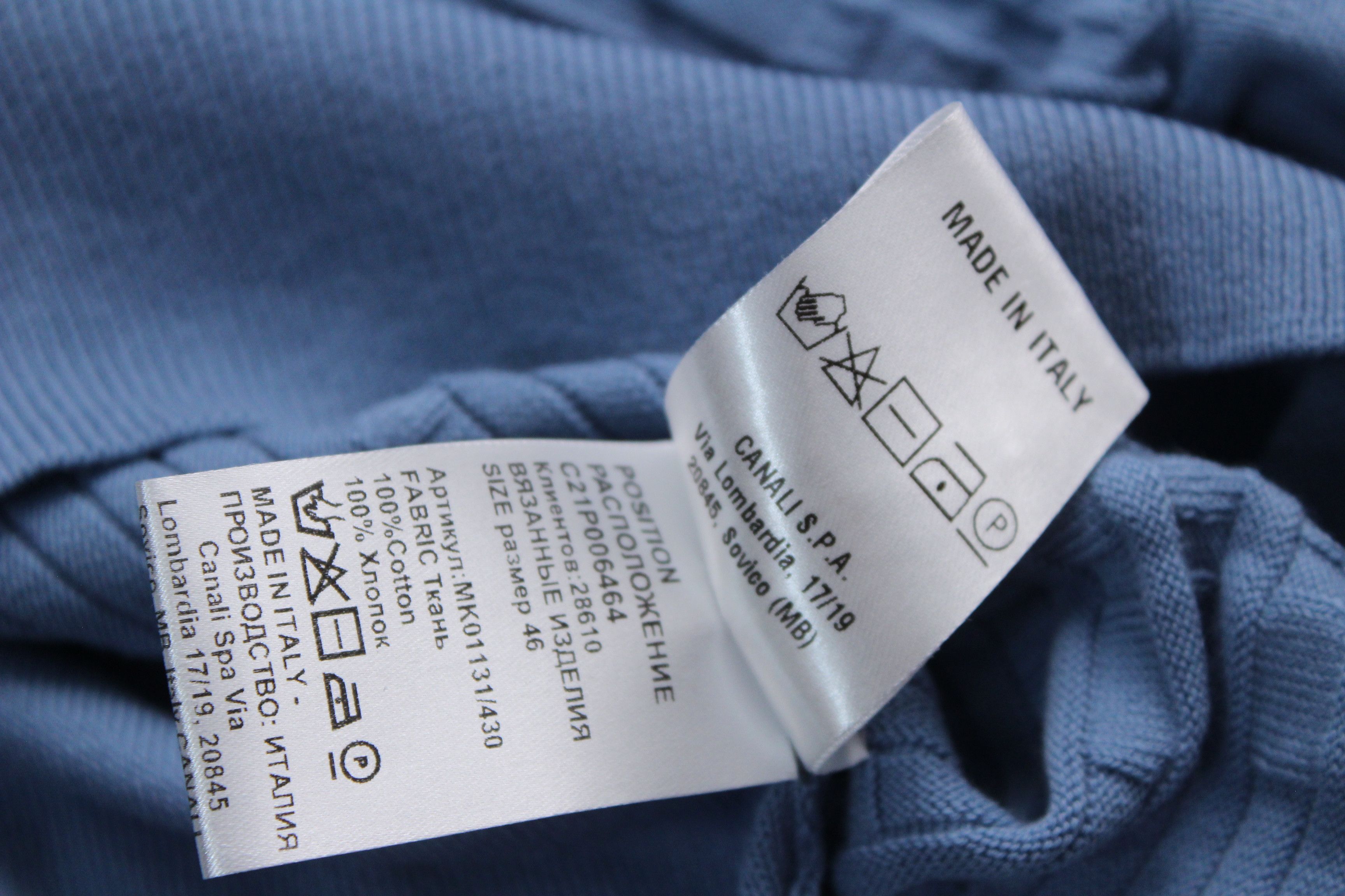 Canali Canali Polo Size 46 Made In Italy Authentic Size US S / EU 44-46 / 1 - 13 Thumbnail