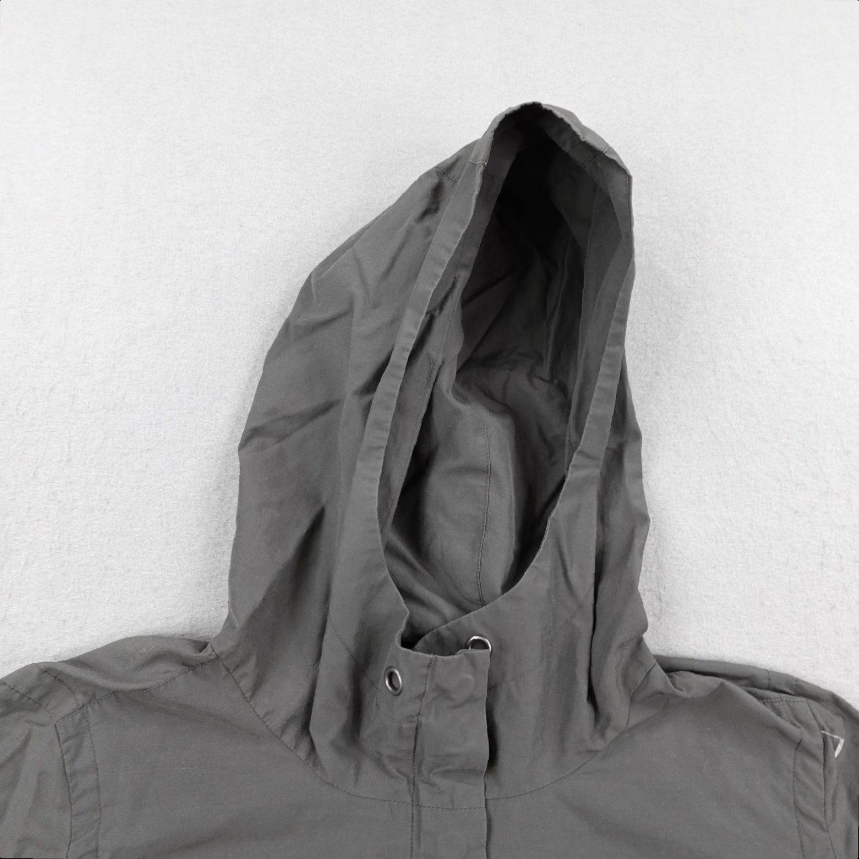 Eileen Fisher Eileen Fisher Jacket Women's Small Gray Hooded Lightweight Full Zip Coat Outdoor Casual Size S / US 4 / IT 40 - 2 Thumbnail
