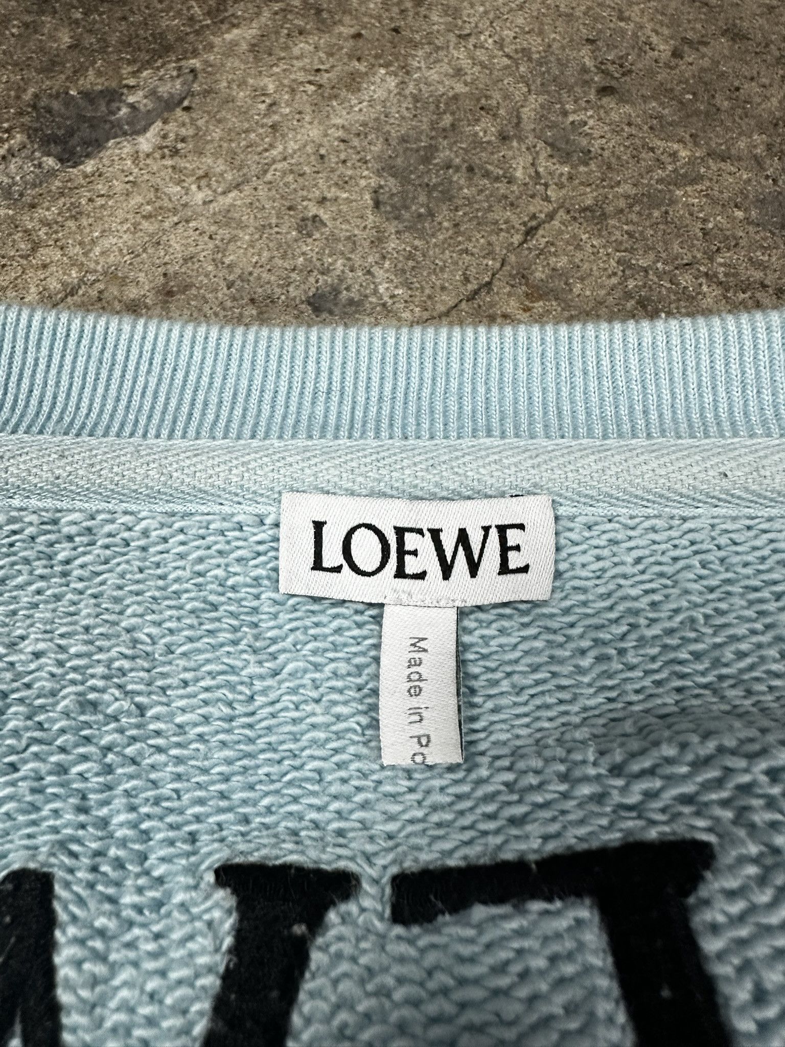 Loewe Rare Loewe Baby Blue Goose Crewneck Size US L / EU 52-54 / 3 - 5 Thumbnail