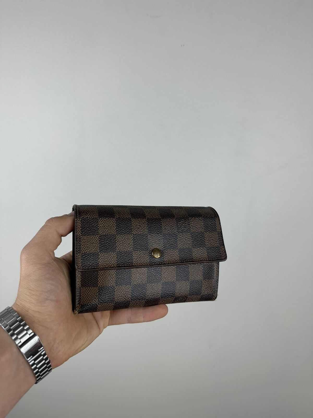 Leather × Louis Vuitton Leather wallet Louis Vuitton monogram original casual item Size ONE SIZE - 1 Thumbnail