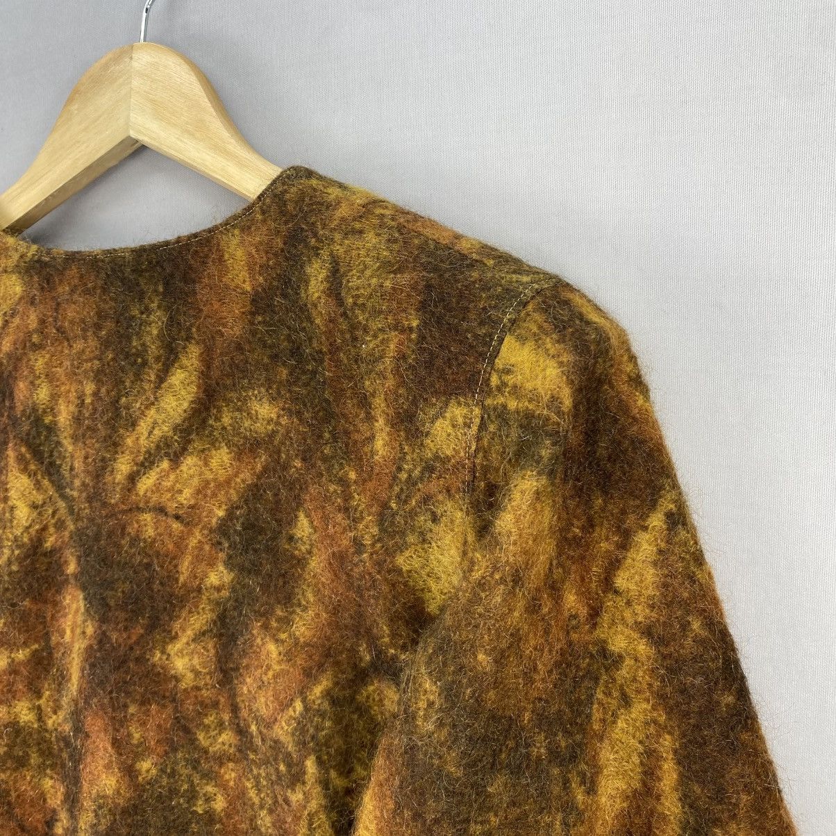 Japanese Brand Vintage 80’s Mohair Cardigan Kurt Cobain Style Size S / US 4 / IT 40 - 5 Thumbnail