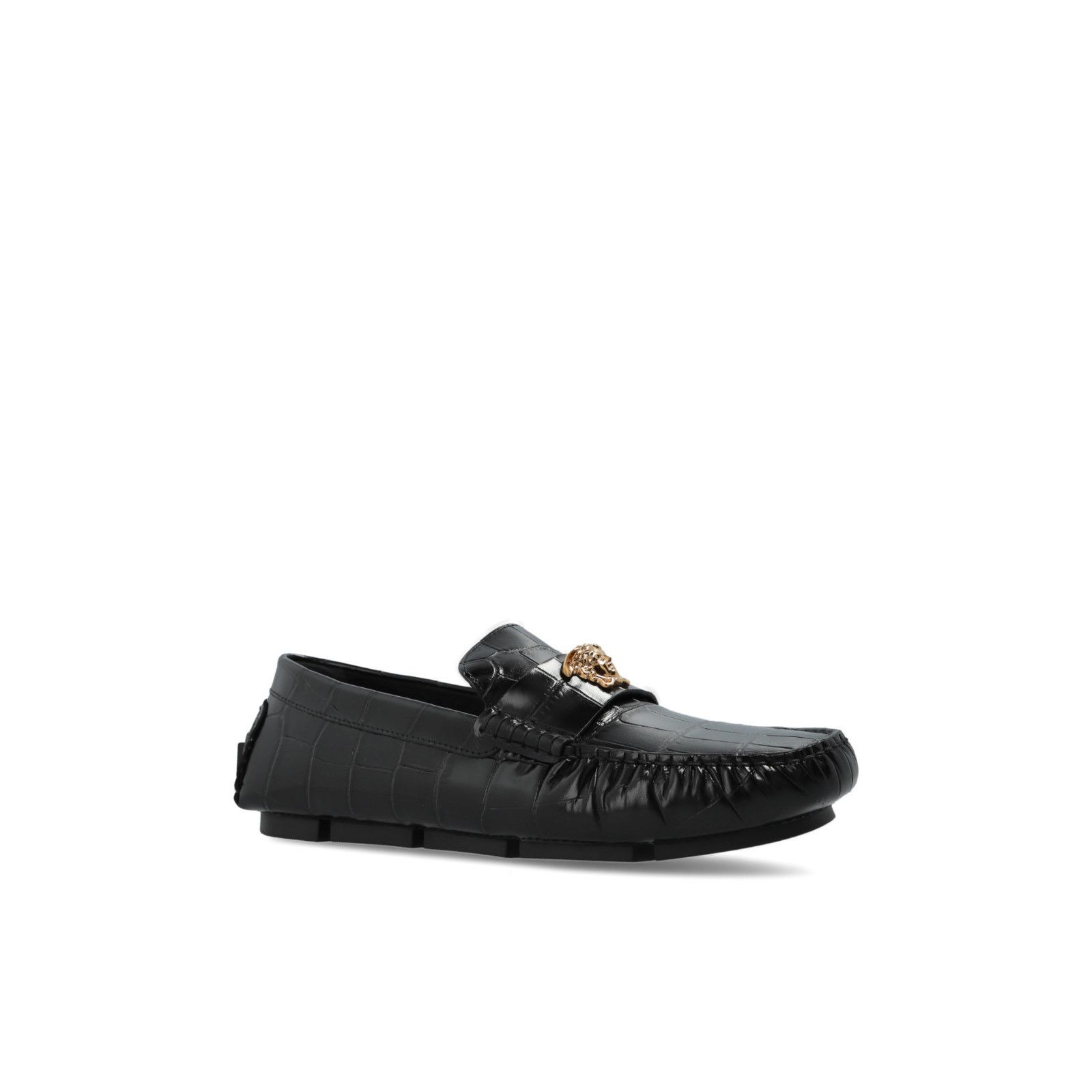 Versace VERSACE Black Drivers Loafers New And Authentic (Men's size: Size US 7 / EU 40 - 2 Thumbnail