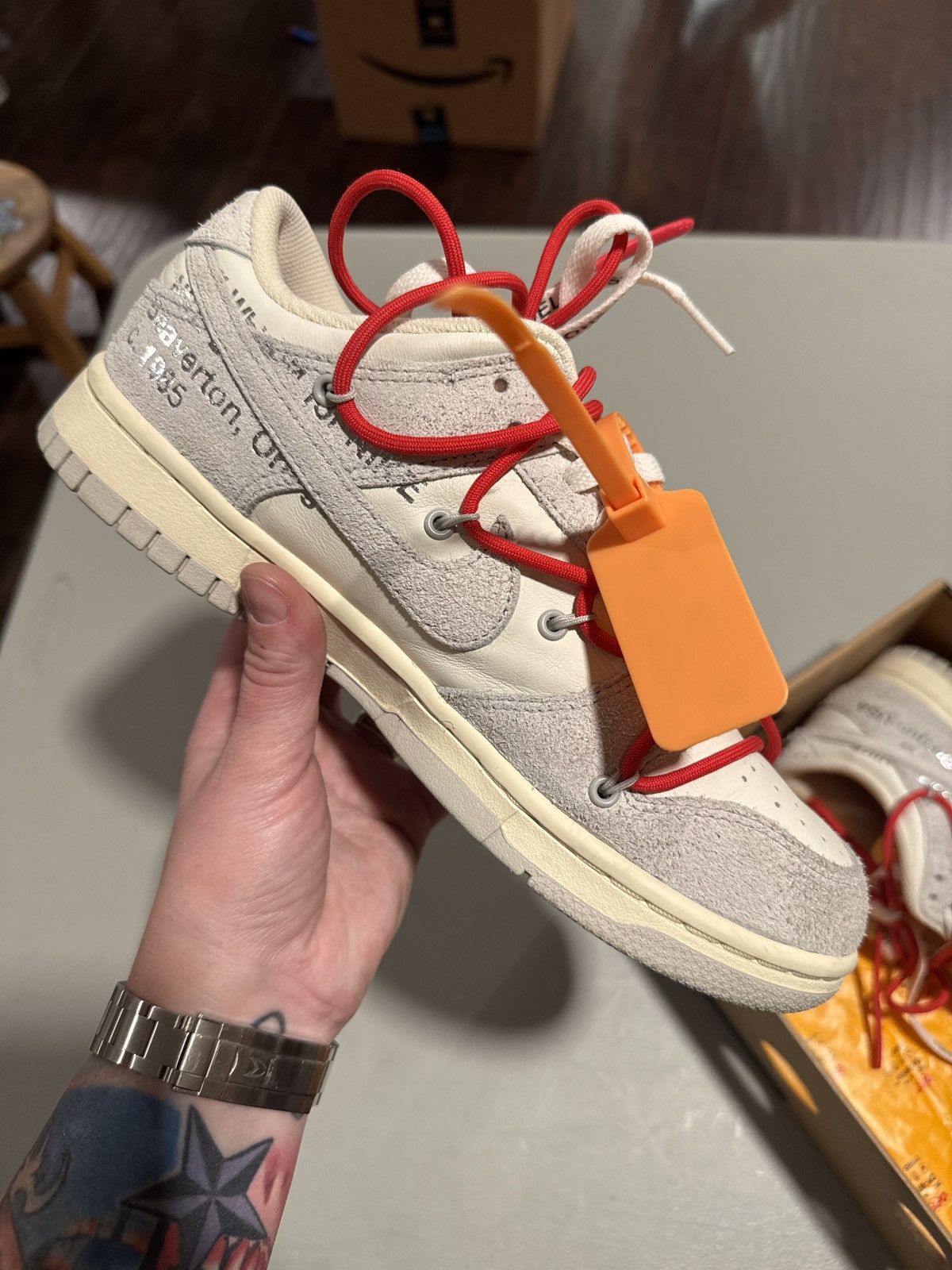 Nike Nike Dunk Off White Lot 40 - Used - 100% Authentic Size US 8 / EU 41 - 3 Thumbnail