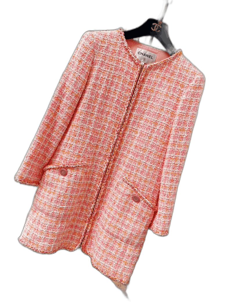Chanel Chanel 19C Cruise Series Orange Jacket Size S / US 4 / IT 40 - 1 Thumbnail