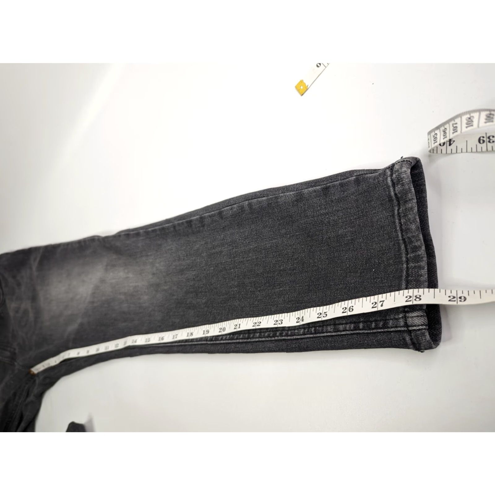 Denime Judy Blue Jeans Womens 15/32 Skinny Fit Grey Wash Denim JB8858 Los Angeles Size 36" / US 14 / IT 50 - 6 Thumbnail
