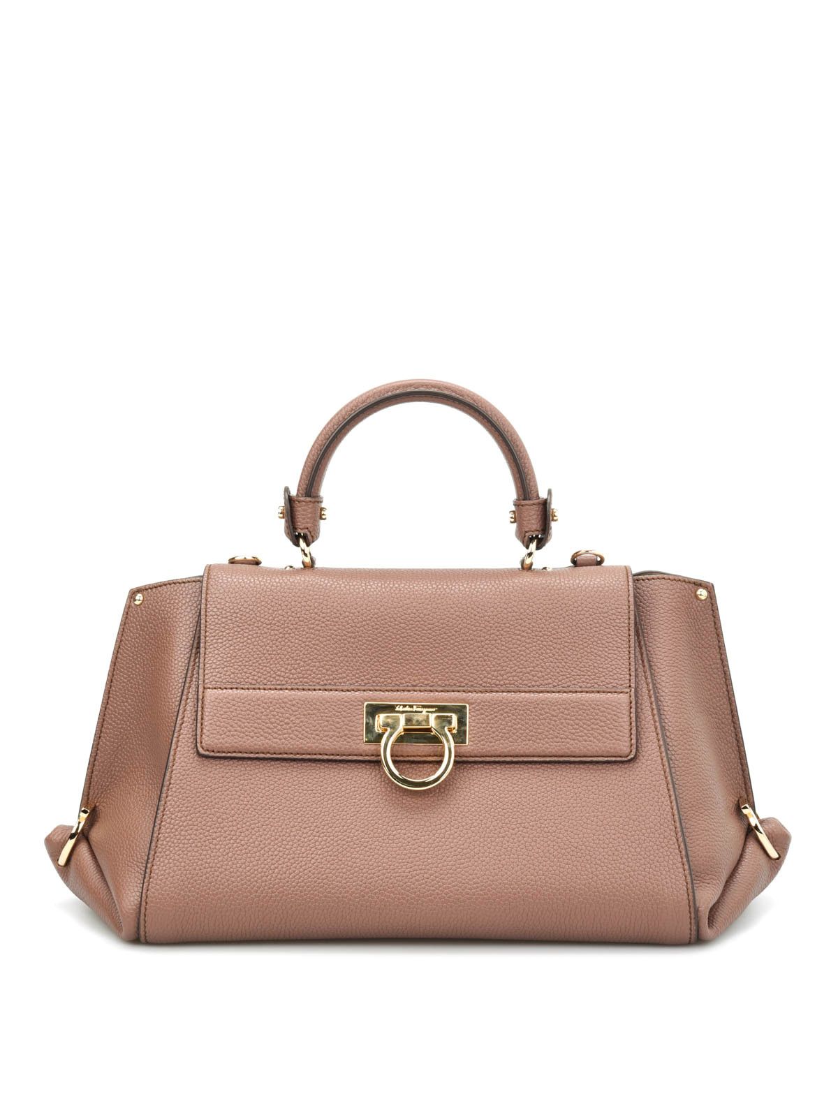 Salvatore Ferragamo o1s1rm0125 0786183 Size: OS / Sofia Leather Bag Size ONE SIZE - 1 Thumbnail