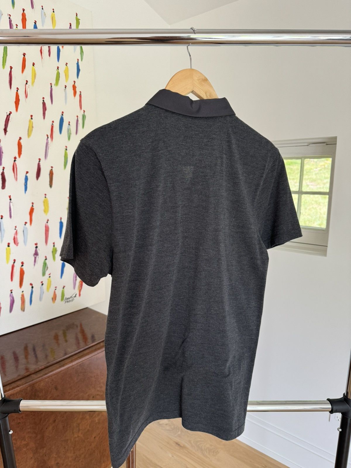 Ted Baker Ted Baker Heather Grey Polo Size US S / EU 44-46 / 1 - 4 Thumbnail