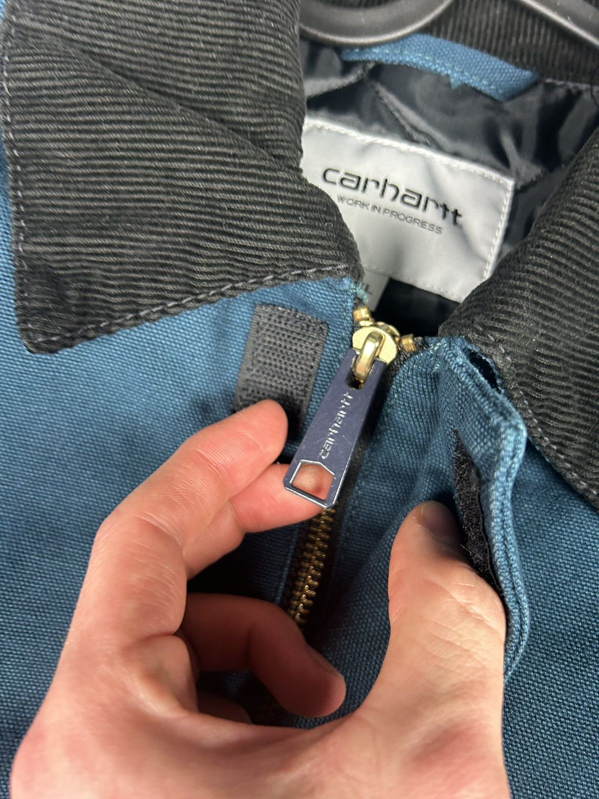 Carhartt × Vintage Rare 90sFaded Turquoise Arctic Carhartt Paded Jacket (XL) Size US XL / EU 56 / 4 - 7 Thumbnail