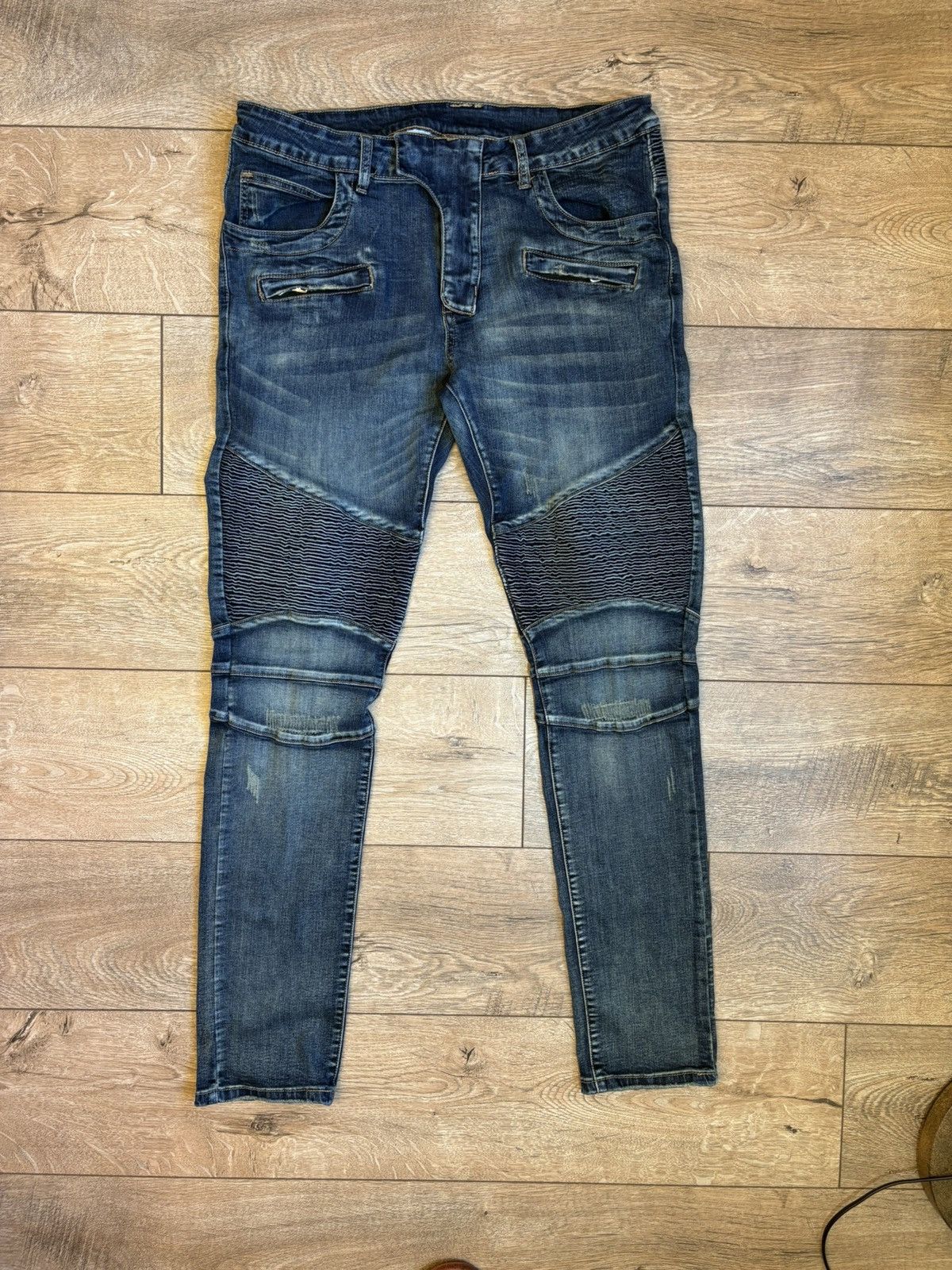 Balmain Balmain biker jeans Size US 33 - 1 Thumbnail