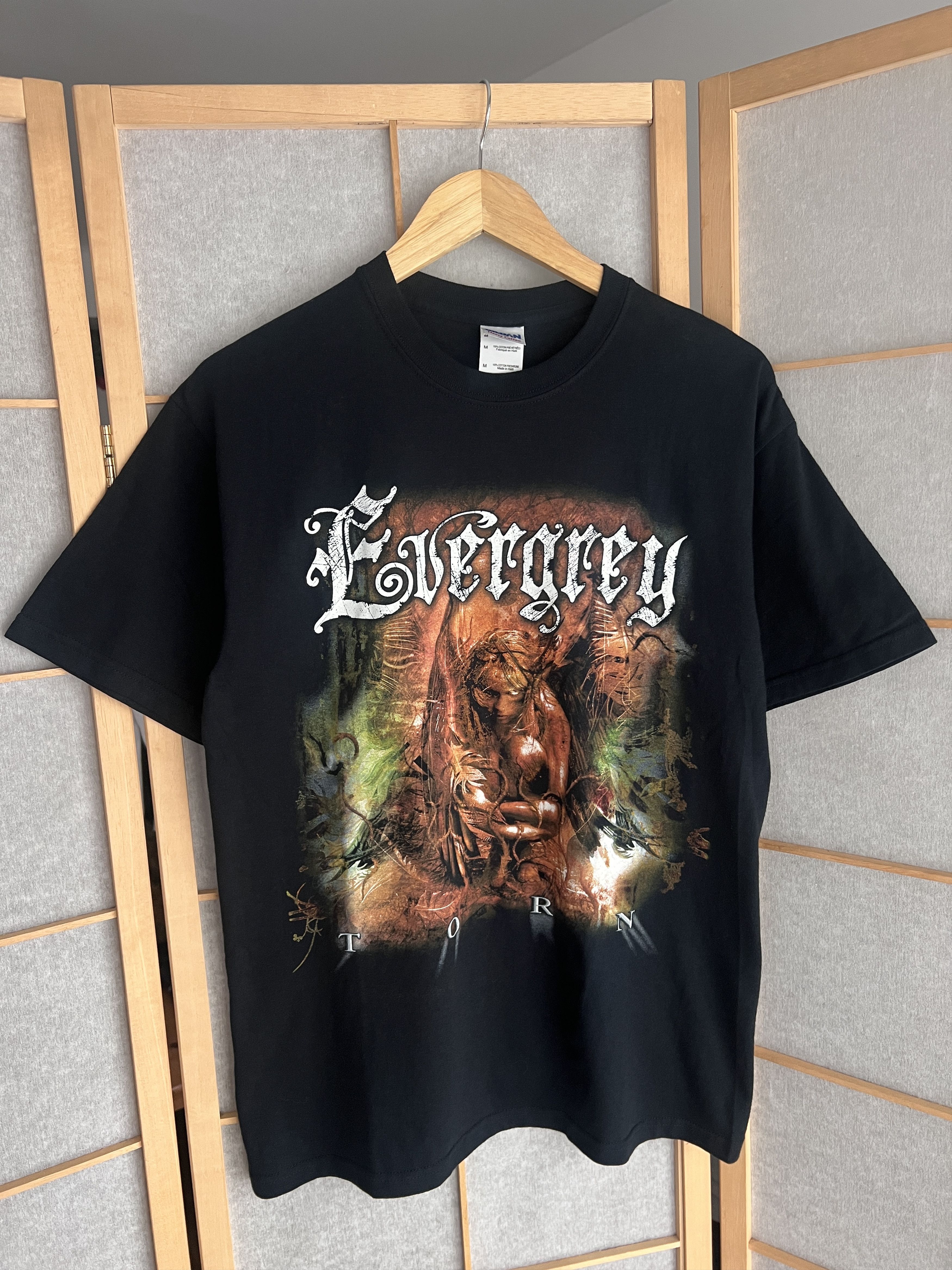 Band Tees Rare! Evergrey vintage 2009 Europe tour t shirt Torn promo Size US L / EU 52-54 / 3 - 1 Thumbnail