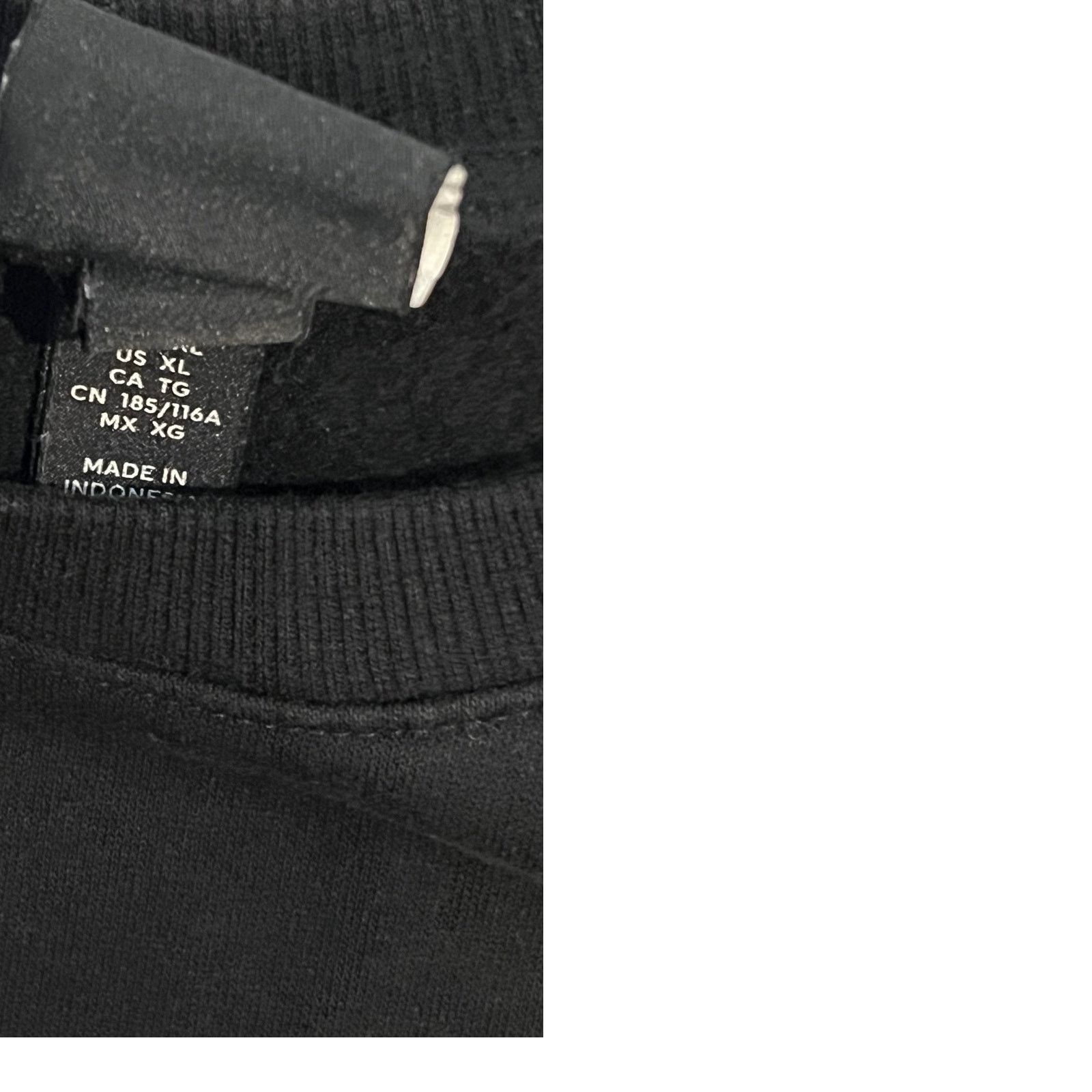 H&M H&M Men's Crewneck Sweatshirt - Black - Size XL Size US XL / EU 56 / 4 - 4 Thumbnail
