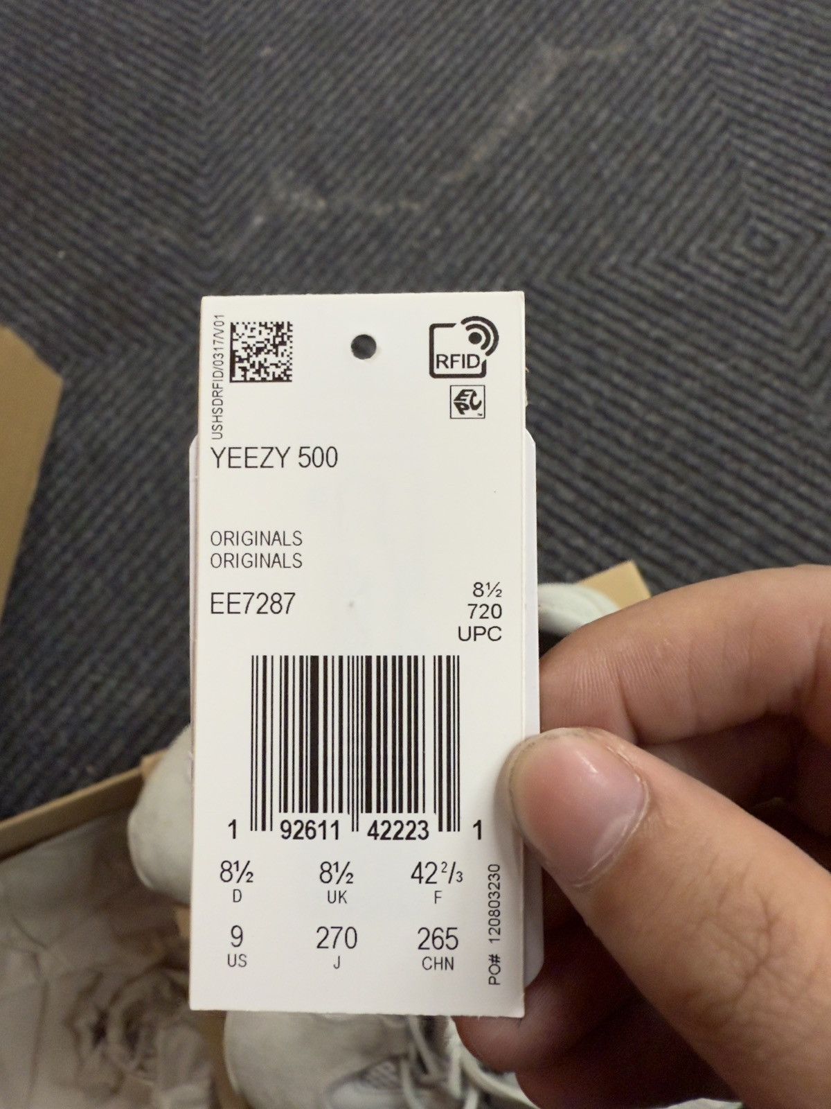 Adidas × Yeezy Adidas Yeezy 500 “Salt” Size US 9 / EU 42 - 6 Thumbnail