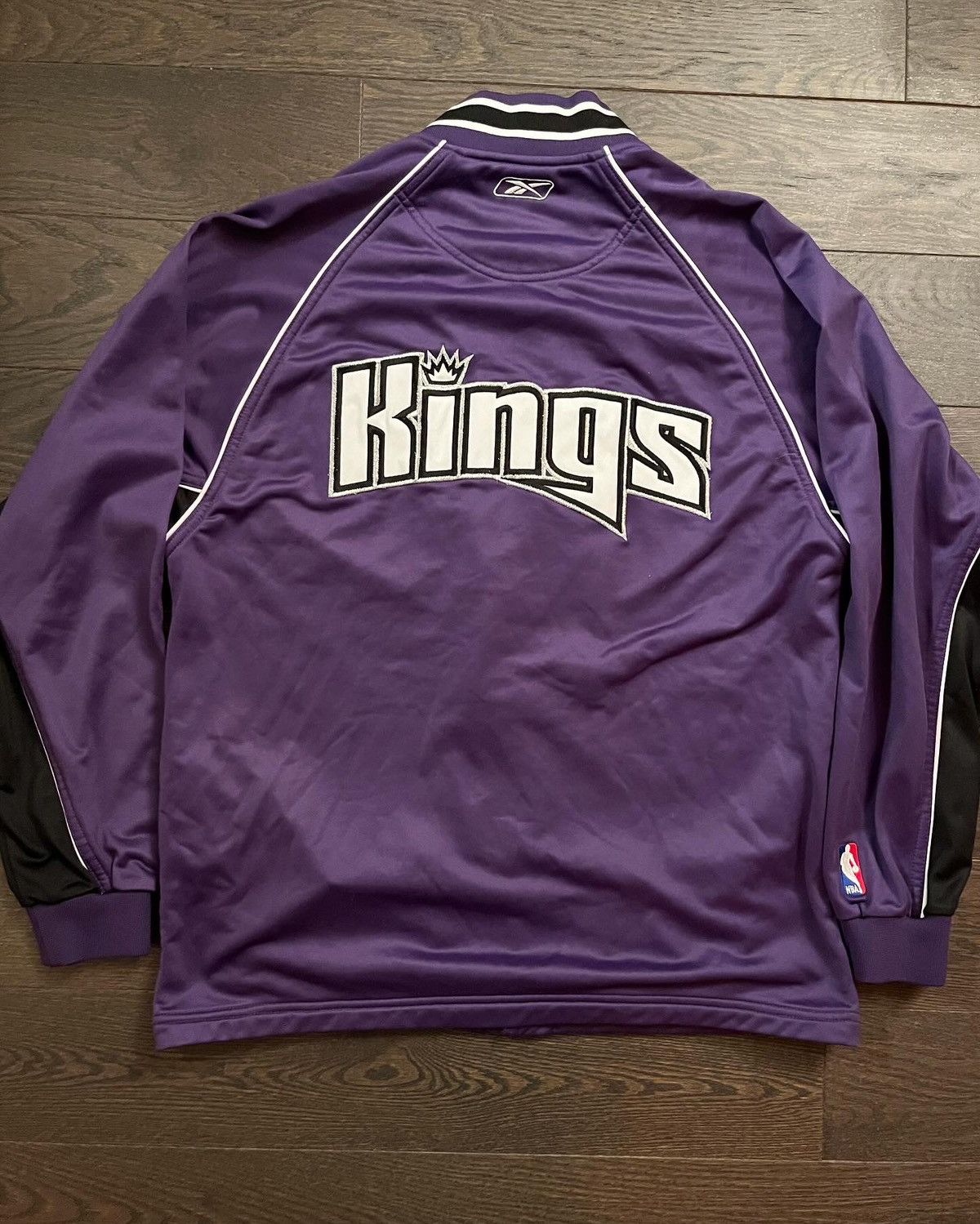 Sacramento Kings Vintage 90s Reebok Jacket Hood included XL buy purple black