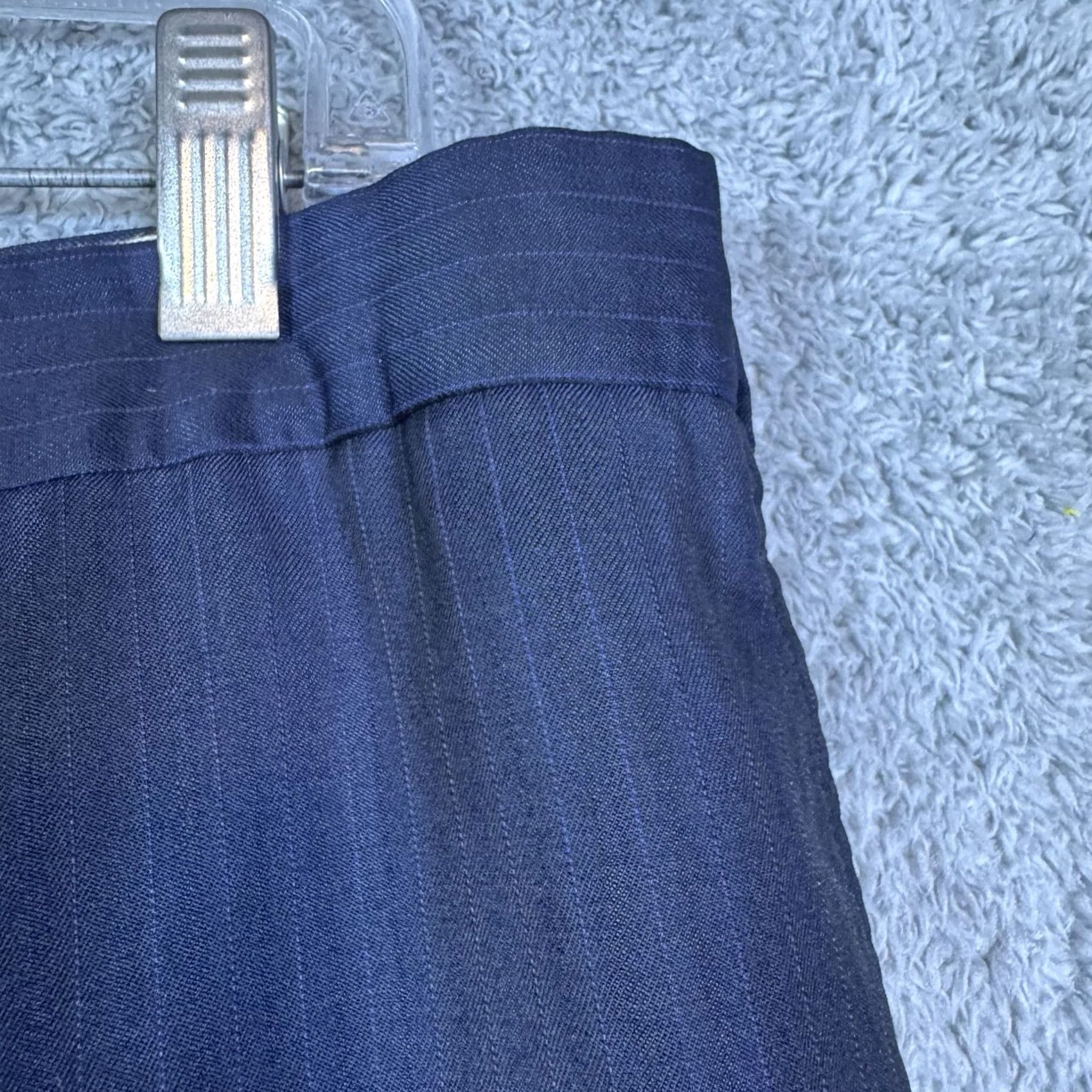 Jack Victor Jack Victor Pants Mens 40x29 Wool Pinstripe Slacks Luxor CT Suit Trousers Classic Pleated City Designer Womens? Size 40R - 2 Thumbnail