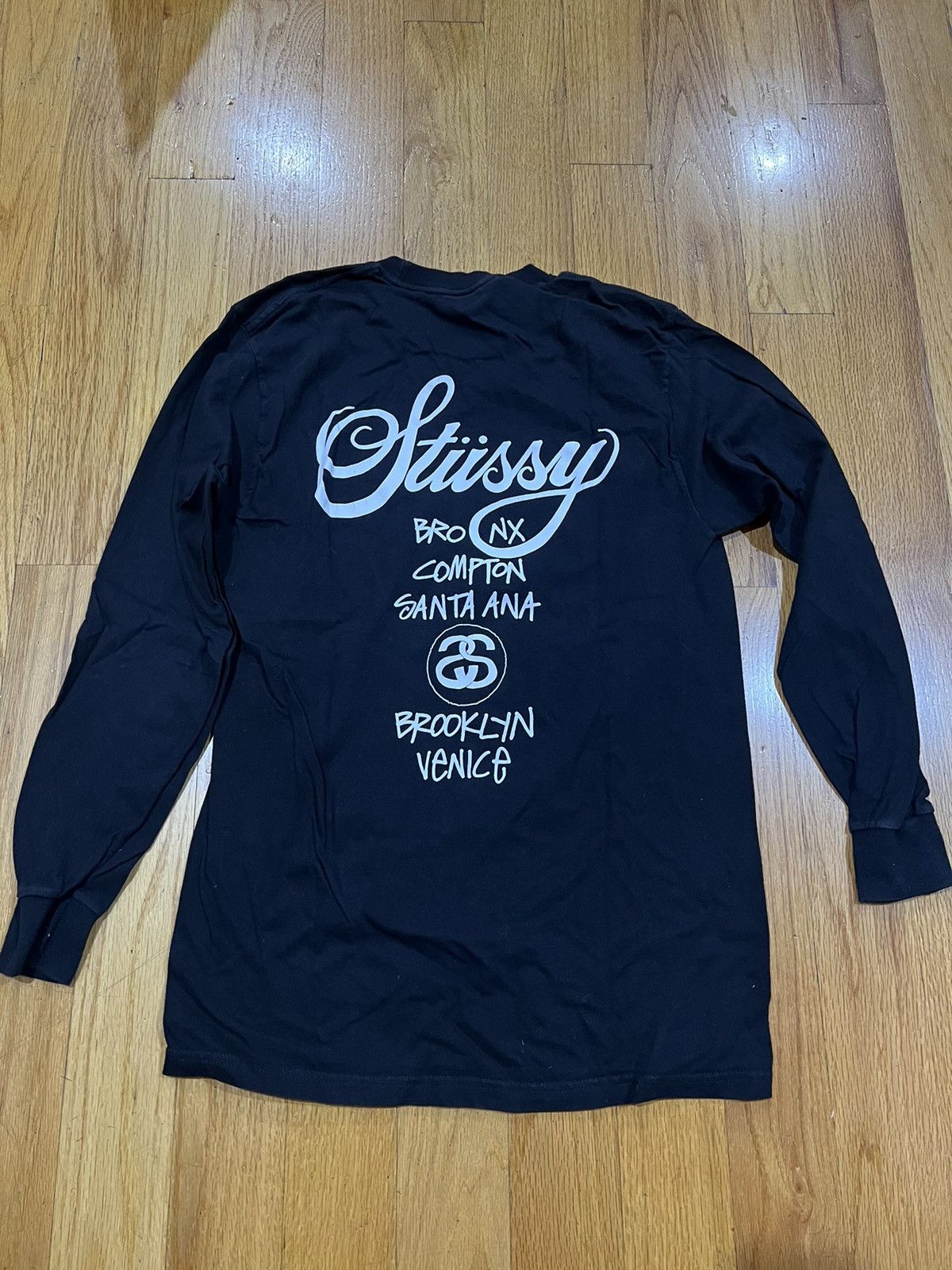 Stussy Stussy World Tour L/S T-Shirt 2017 Size US M / EU 48-50 / 2 - 4 Thumbnail