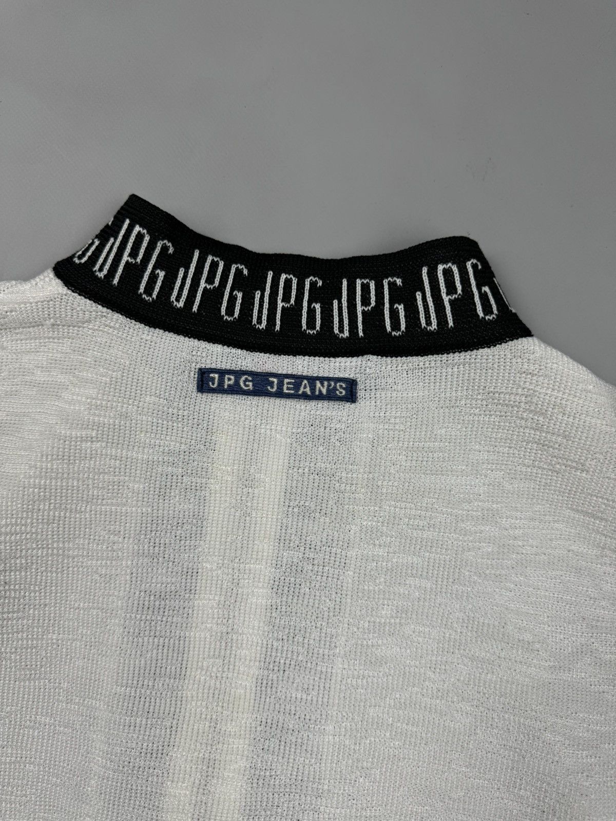 Jean Paul Gaultier Jean Paul Gaultier Vintage Monogram Knit Zip Top Size 48 Size XL / US 12-14 / IT 48-50 - 8 Thumbnail