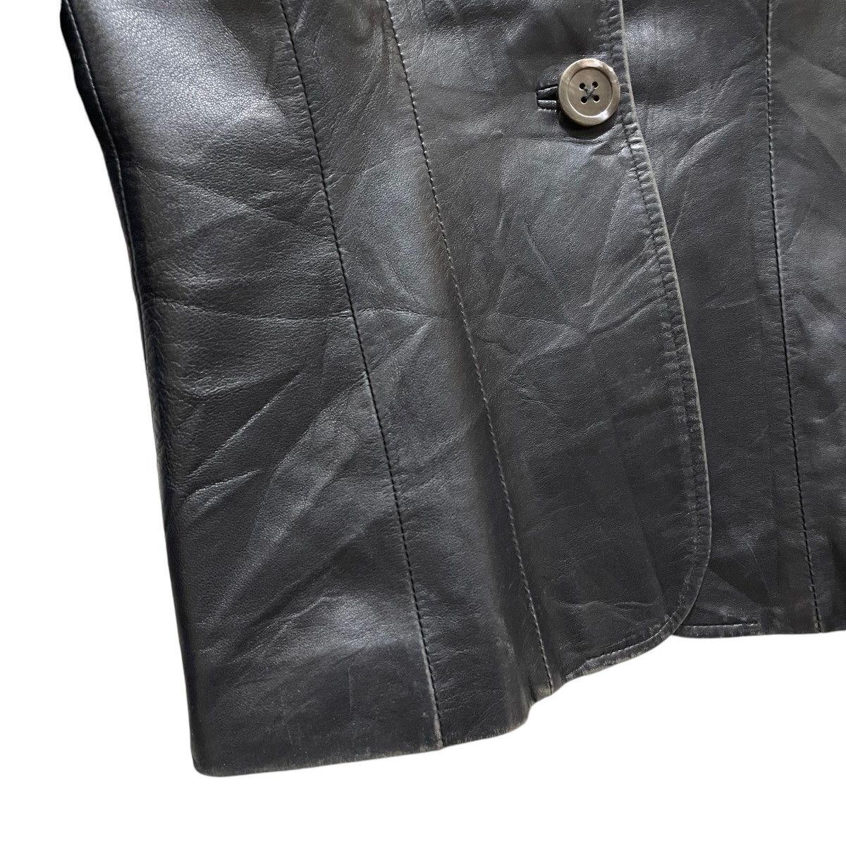 Coach COACH Leatherware Genuine Leather Button Jacket Size S / US 4 / IT 40 - 8 Thumbnail