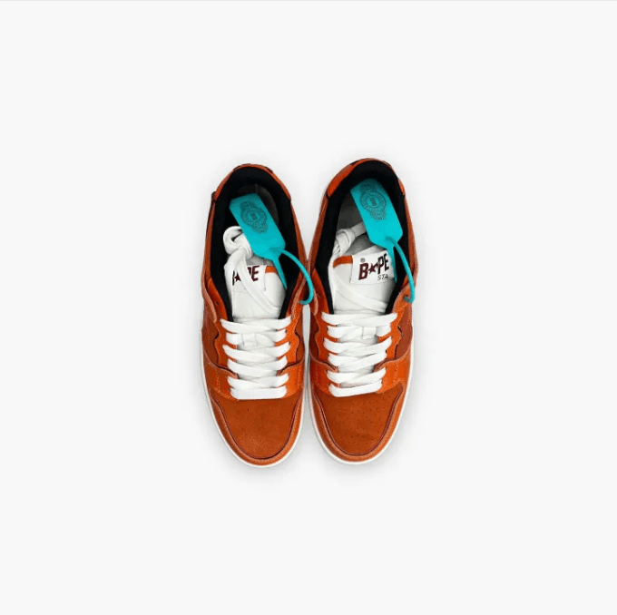 Bape ABATHINGAPE low cut board shoes for men Size US 8 / EU 41 - 5 Thumbnail