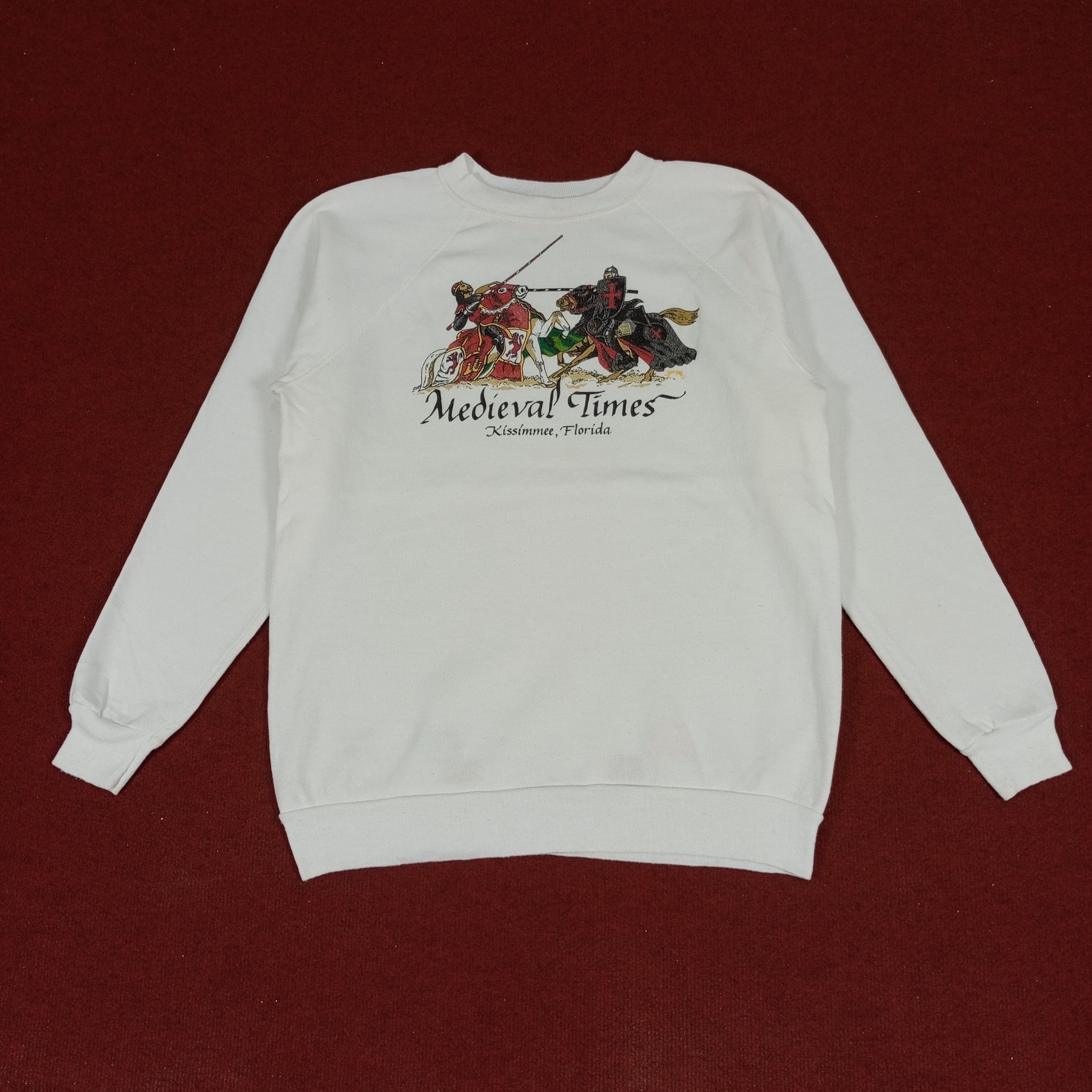 Tultex × Vintage Medieval Times Florida Streetwear Style Vintage Sweatshirt Size US M / EU 48-50 / 2 - 1 Thumbnail