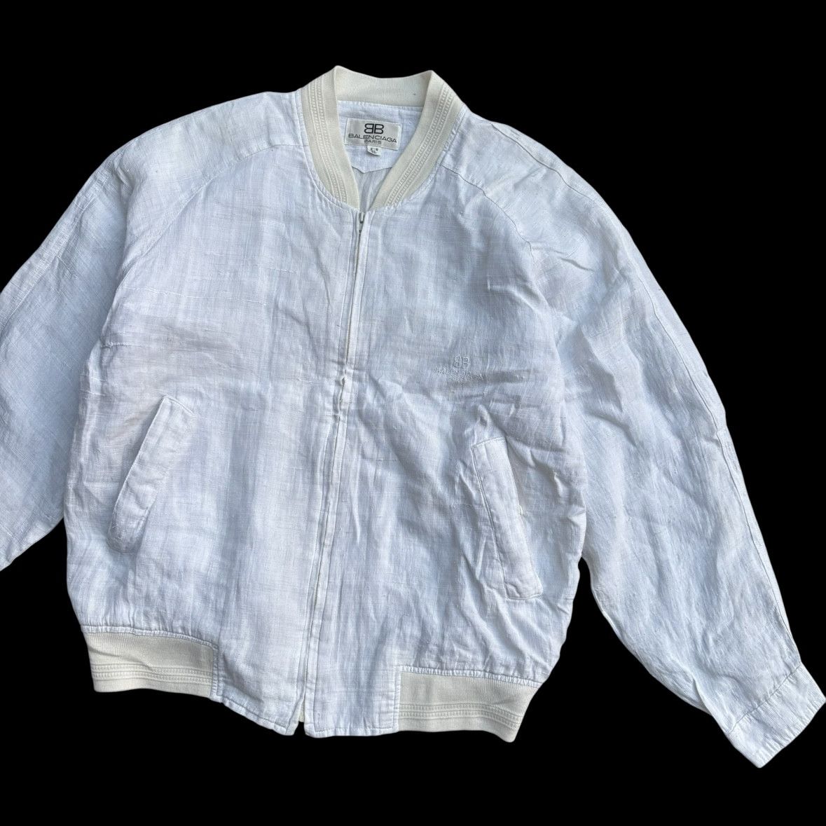 Balenciaga Balenciaga Sheer Bomber Jacket Size US L / EU 52-54 / 3 - 3 Thumbnail