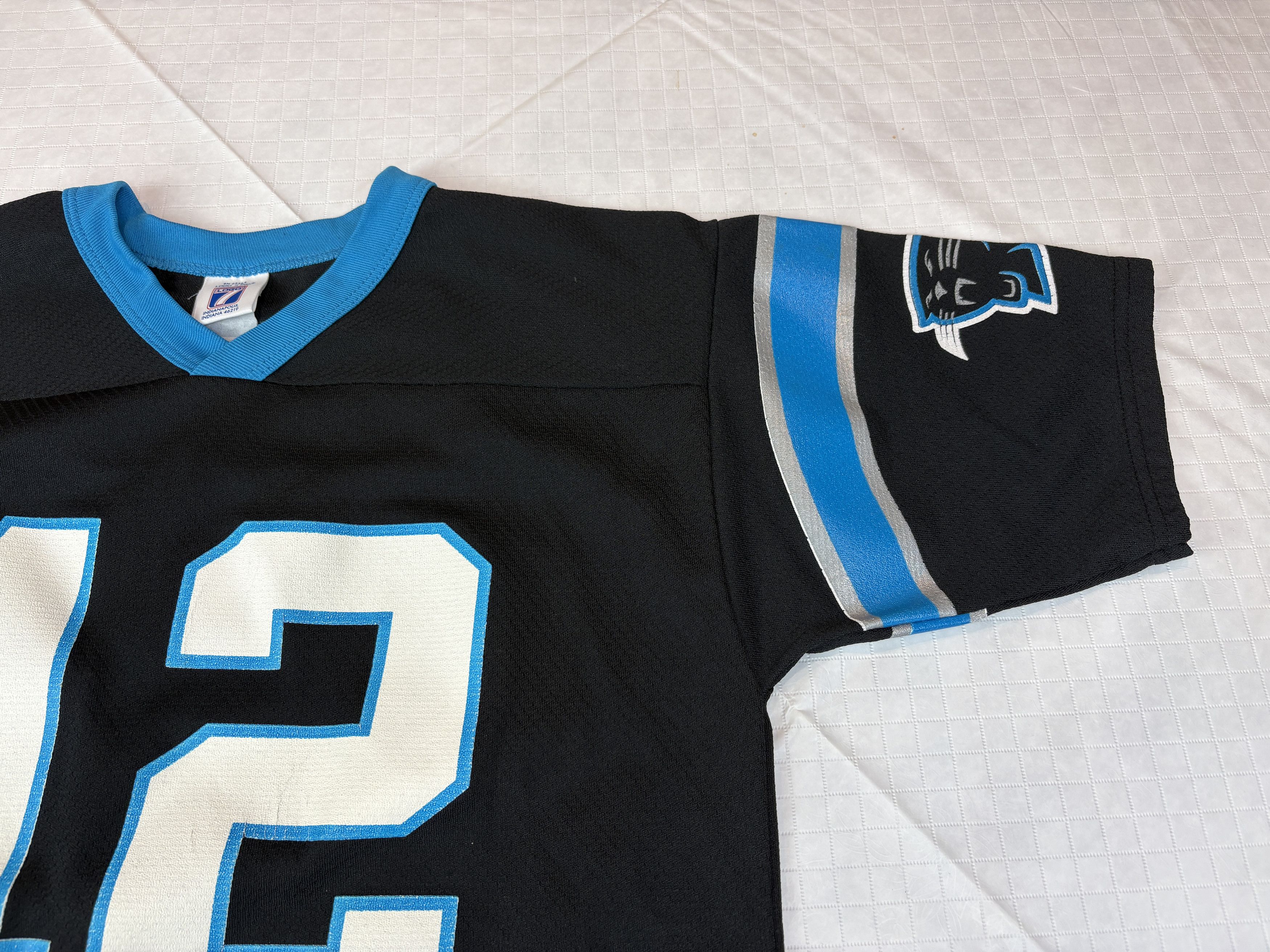 NFL Logo 7 Carolina Panthers Kerry Collins #12 NFL Jersey Size US L / EU 52-54 / 3 - 6 Thumbnail