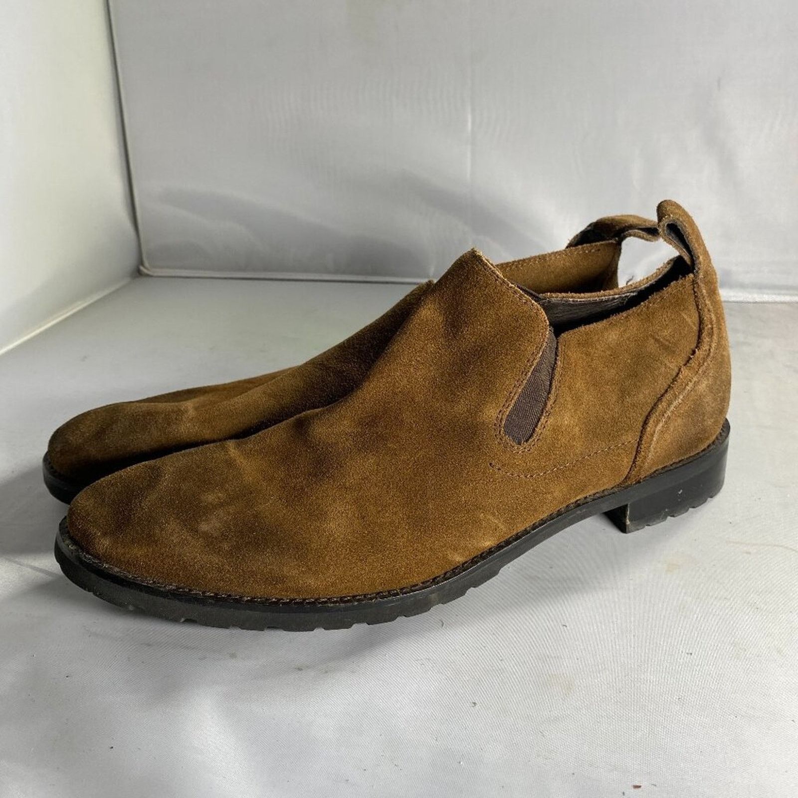 Bacco Bucci Bacco Bucci Studio Men’s Brown Suede Size US 12 / EU 45 - 1 Thumbnail