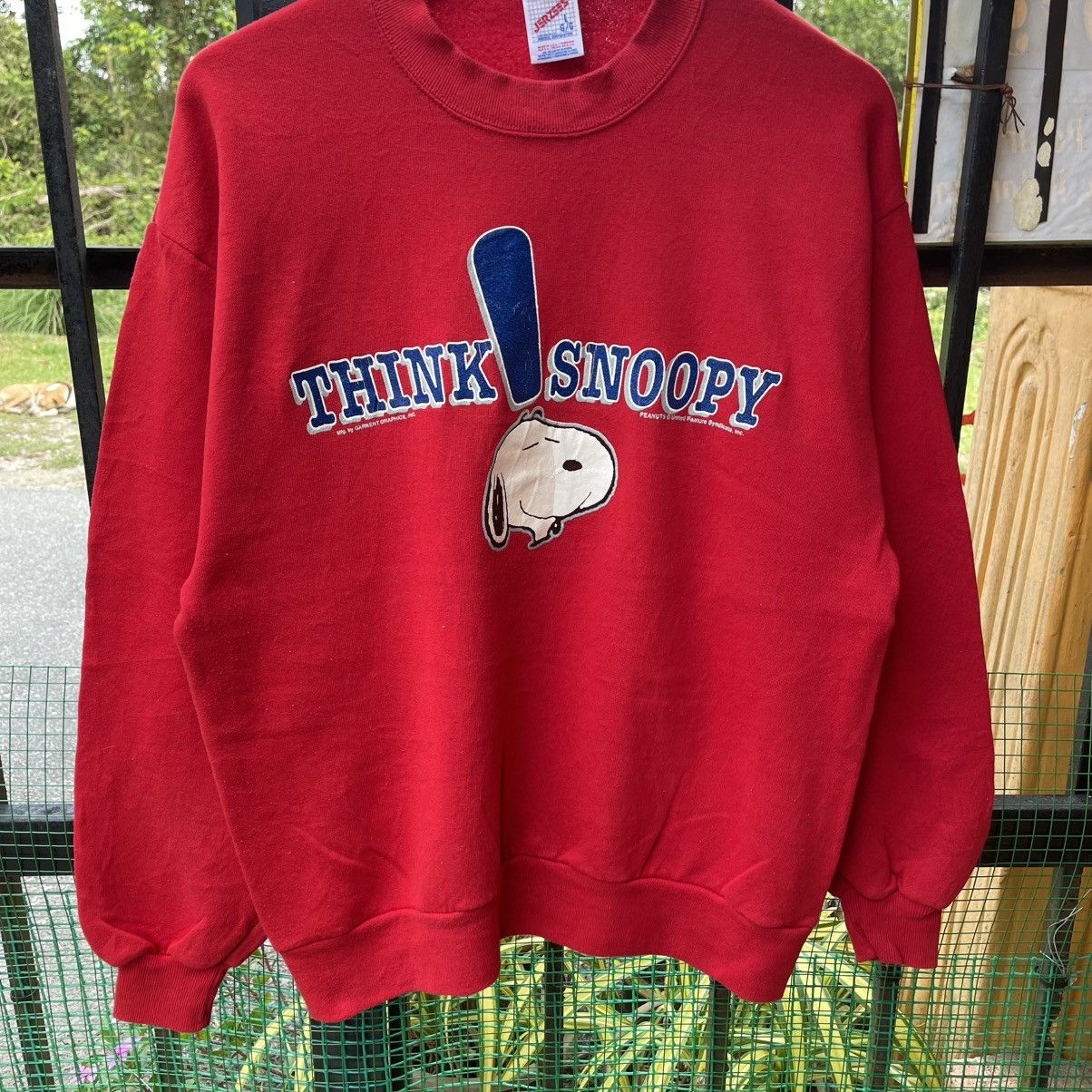 Peanuts 🔥Vintage 90s Peanuts Snoopy Crewneck Jumper Sweatshirts Size US M / EU 48-50 / 2 - 5 Thumbnail