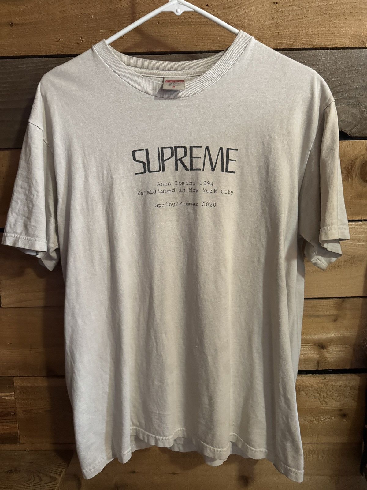 Supreme Supreme SS20 Anno Domini 1994 tee Size US M / EU 48-50 / 2 - 1 Thumbnail