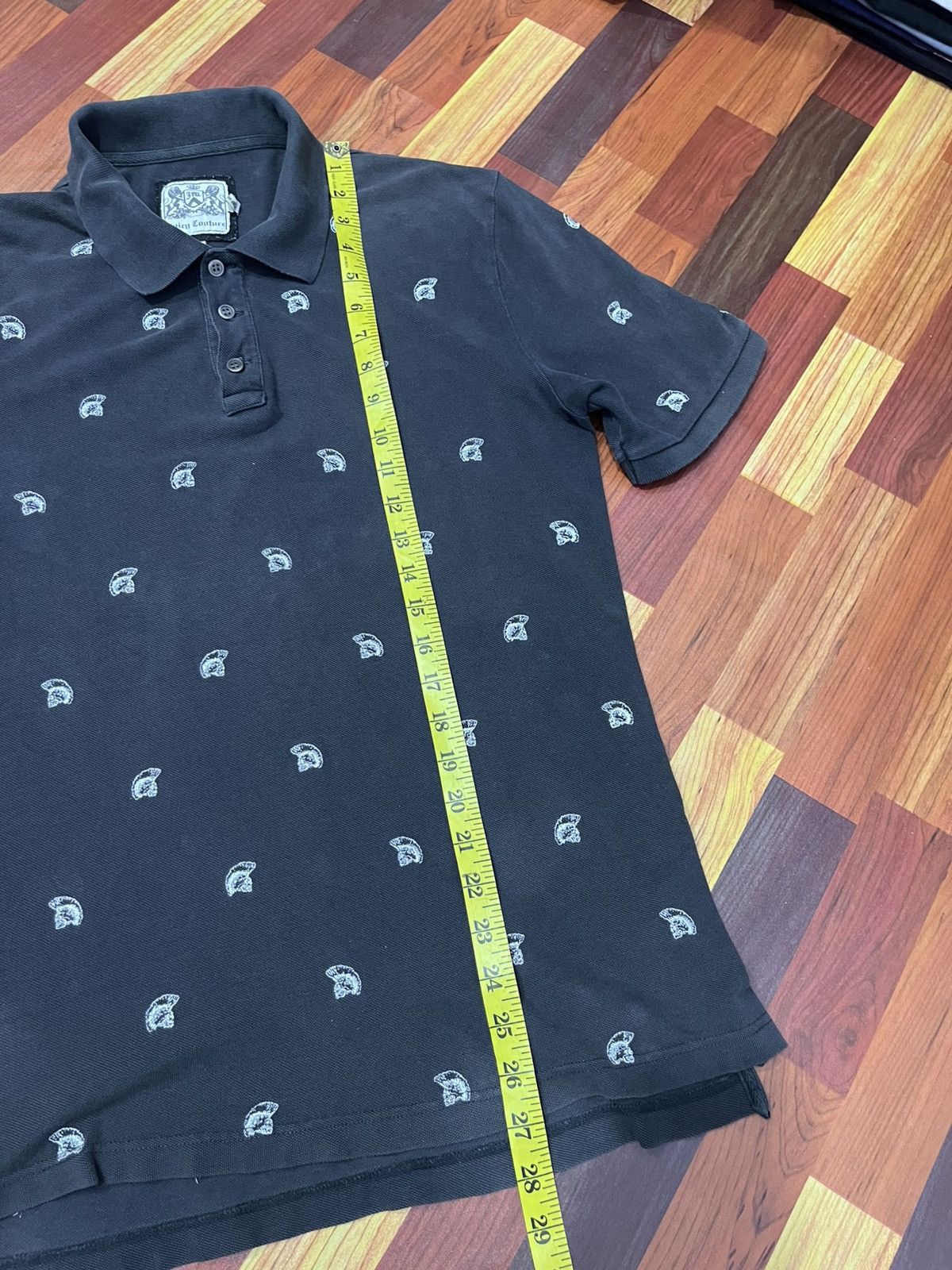 Juicy Couture Jeans Juicy Couture Skull Mohawk Embroidery Polo Shirt Size US M / EU 48-50 / 2 - 9 Thumbnail