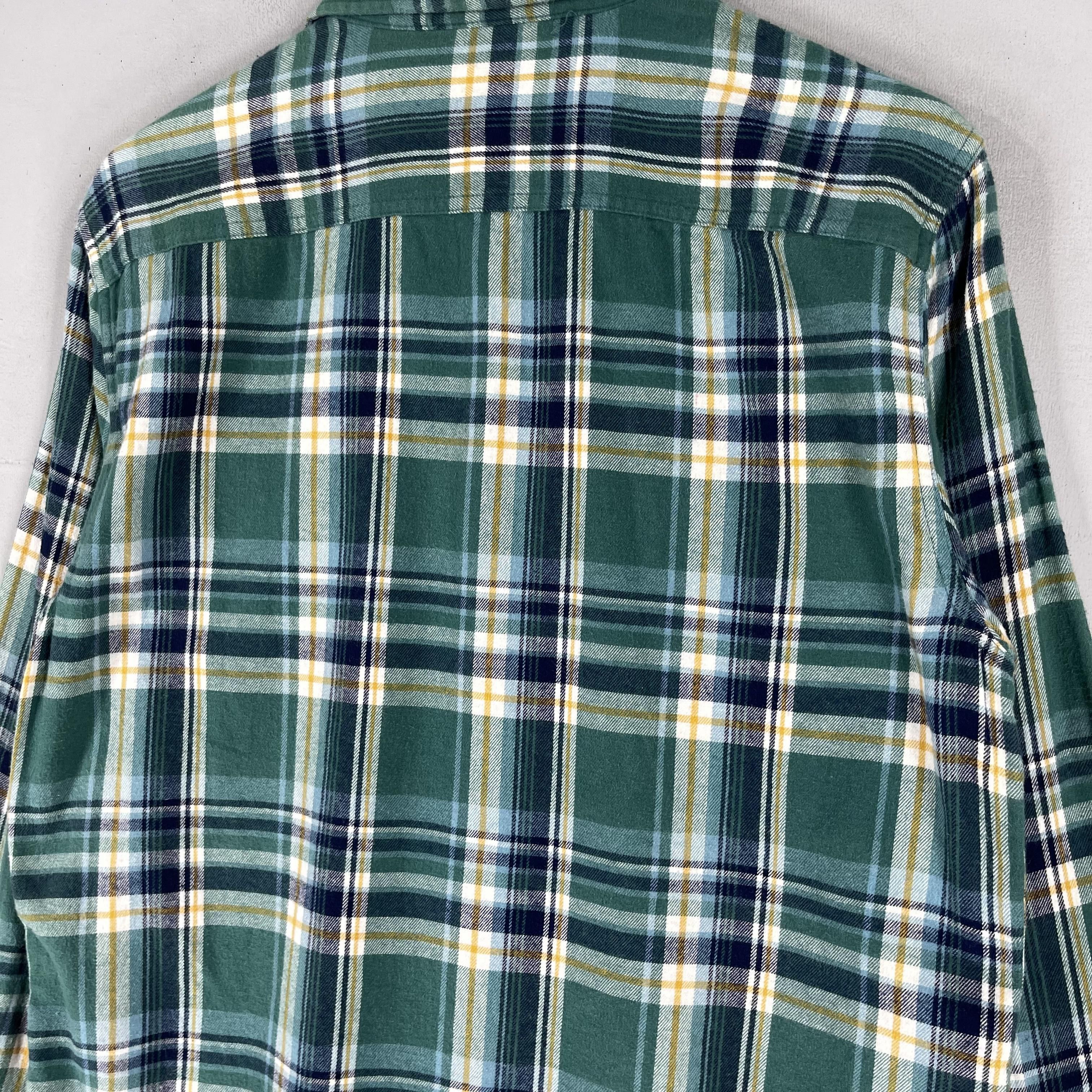 Flannel × Sonoma Vintage SONOMA Plaid Checkered Green Flannel Button Up Size US M / EU 48-50 / 2 - 8 Thumbnail