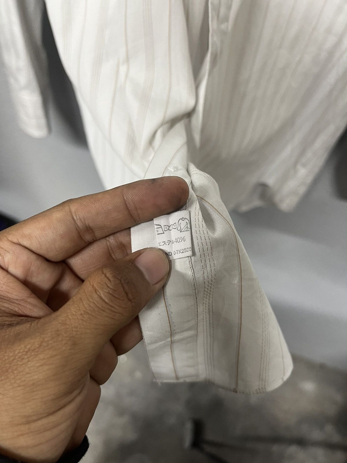 Issey Miyake IM miyake design studio issey miyake stripe shirt Size US L / EU 52-54 / 3 - 7 Thumbnail