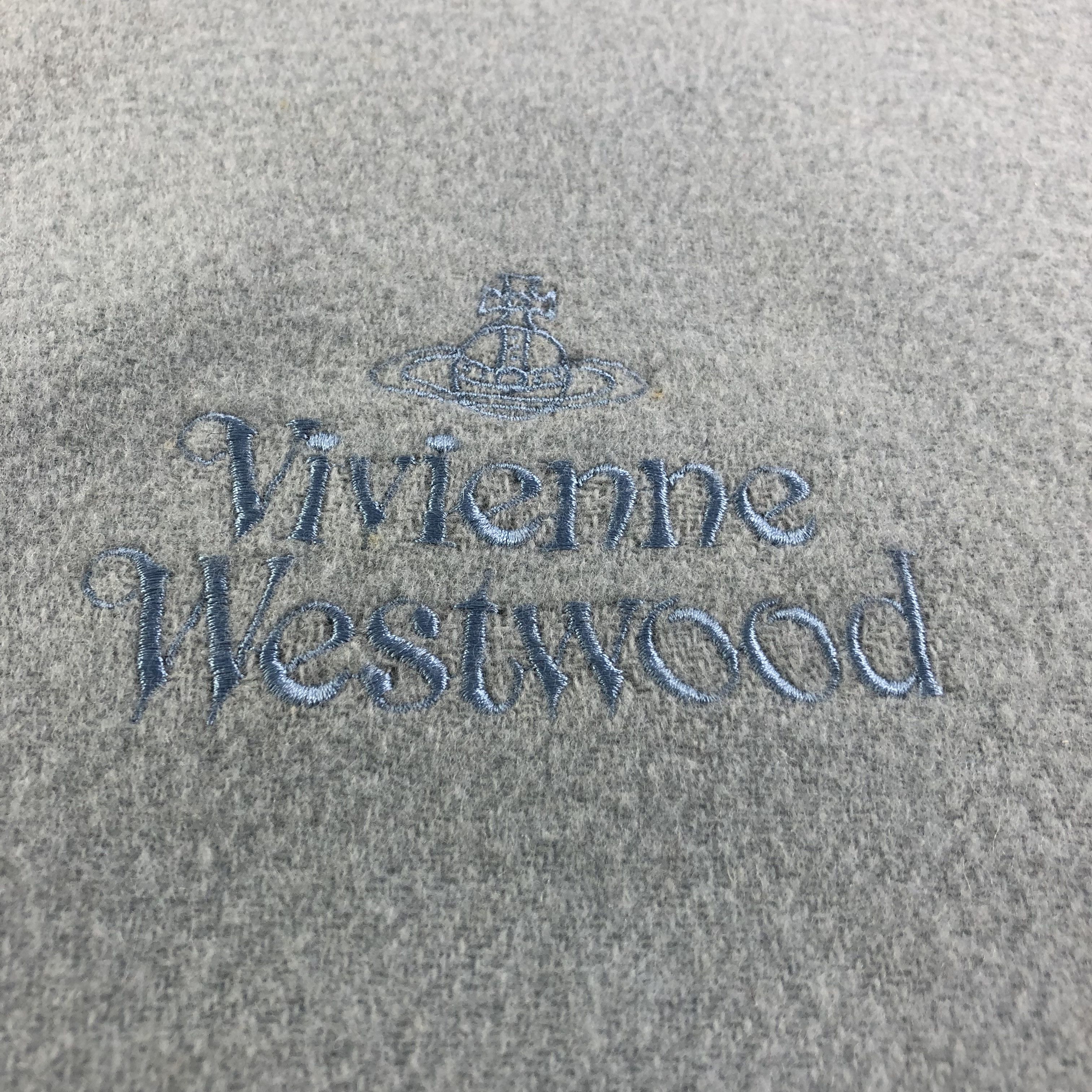 Vivienne Westwood Vivienne Westwood Plain Wool Scarf Muffler V1556 Size ONE SIZE - 4 Thumbnail